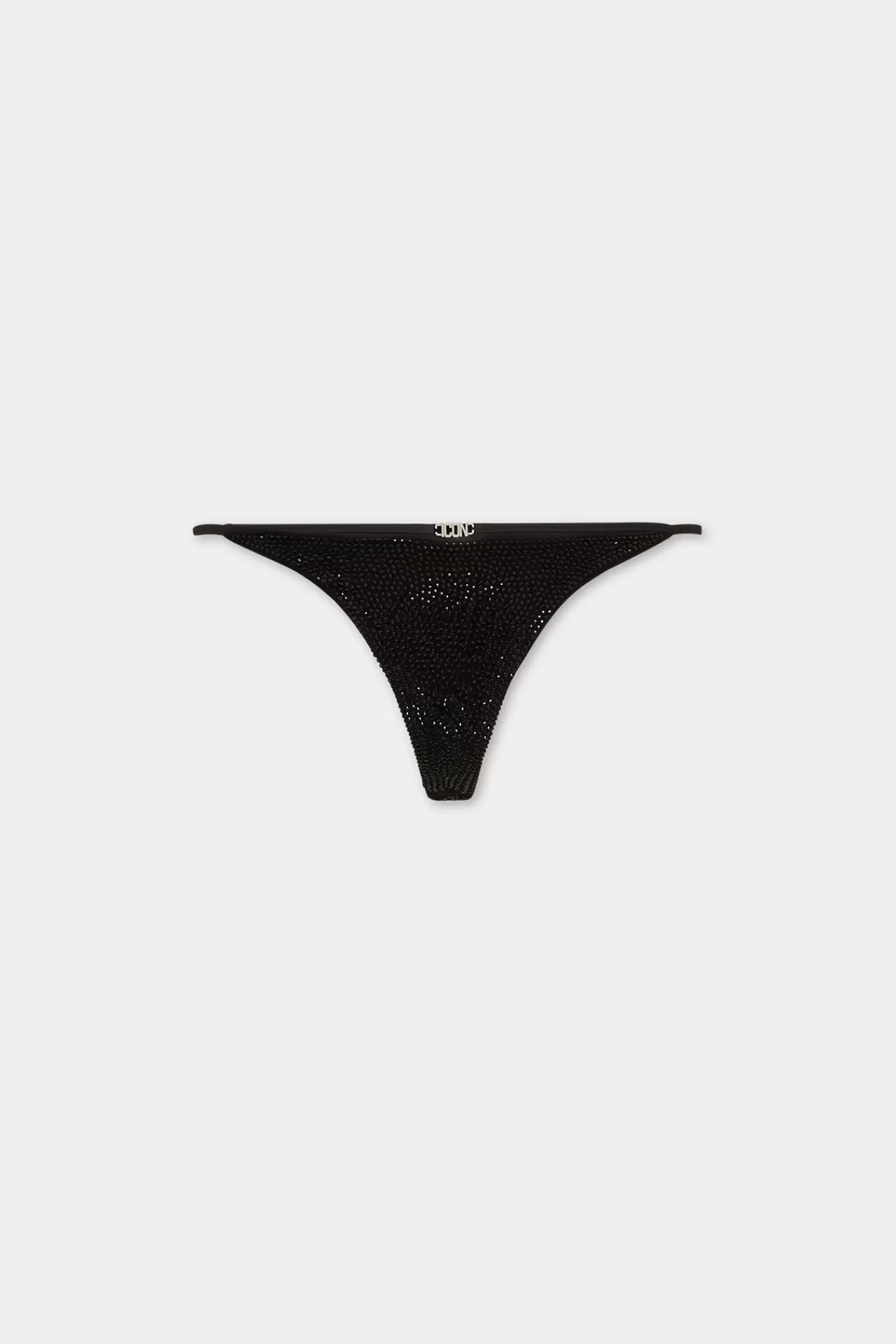 Strandkleding^Dsquared2 Icon Clubbing Bikinibroekje Zwart