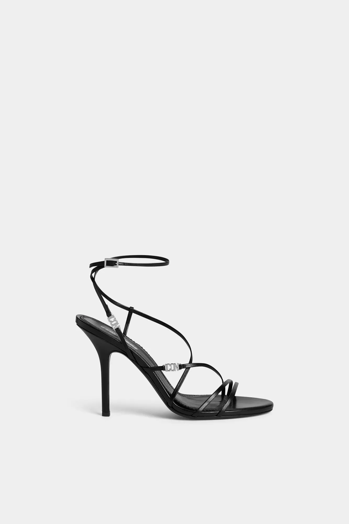 Sandalen^Dsquared2 Icon Clubbing-Sandalen Zwart