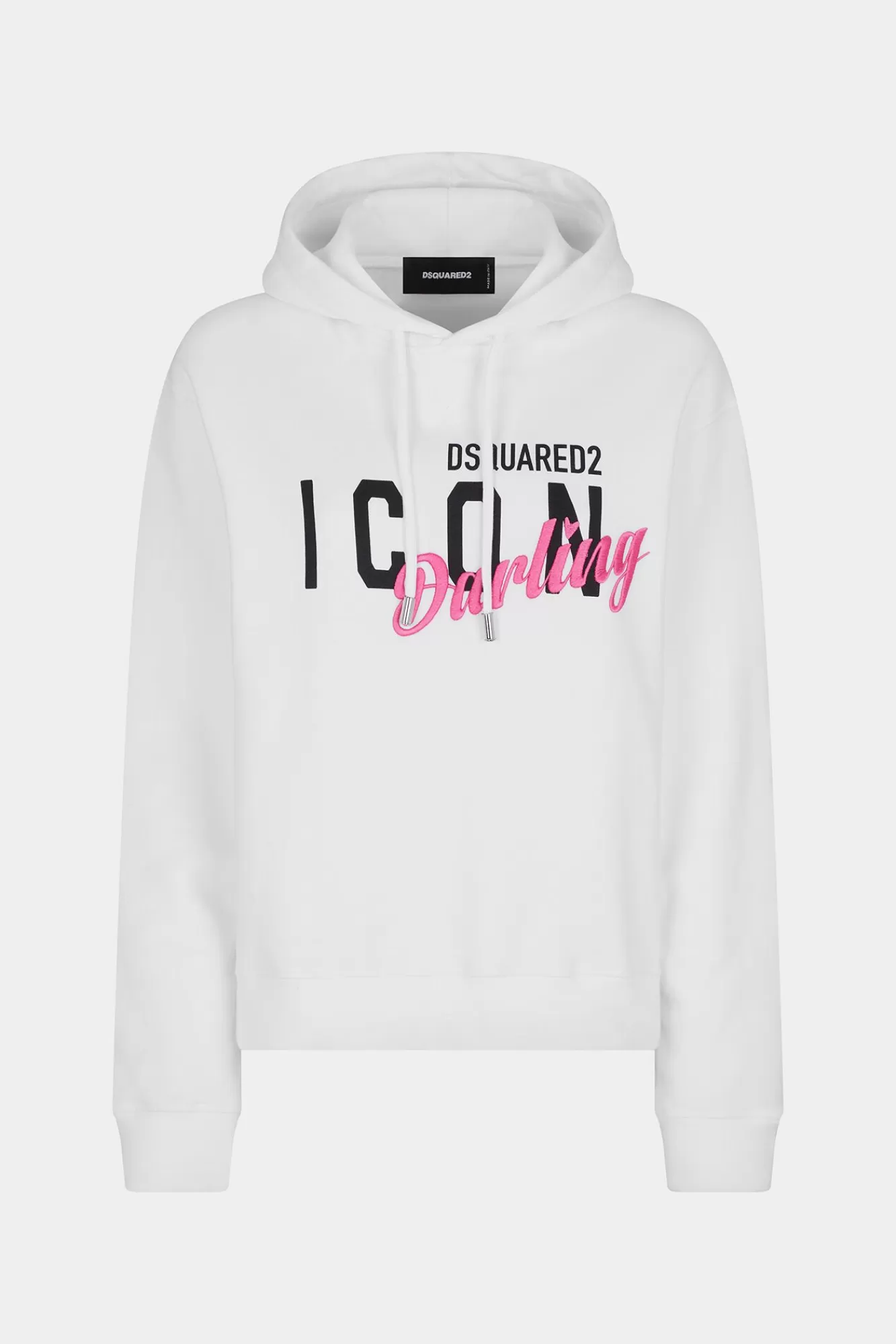 Sweatshirts^Dsquared2 Icon Darling Cool Fit Hoodie-Sweatshirt Wit