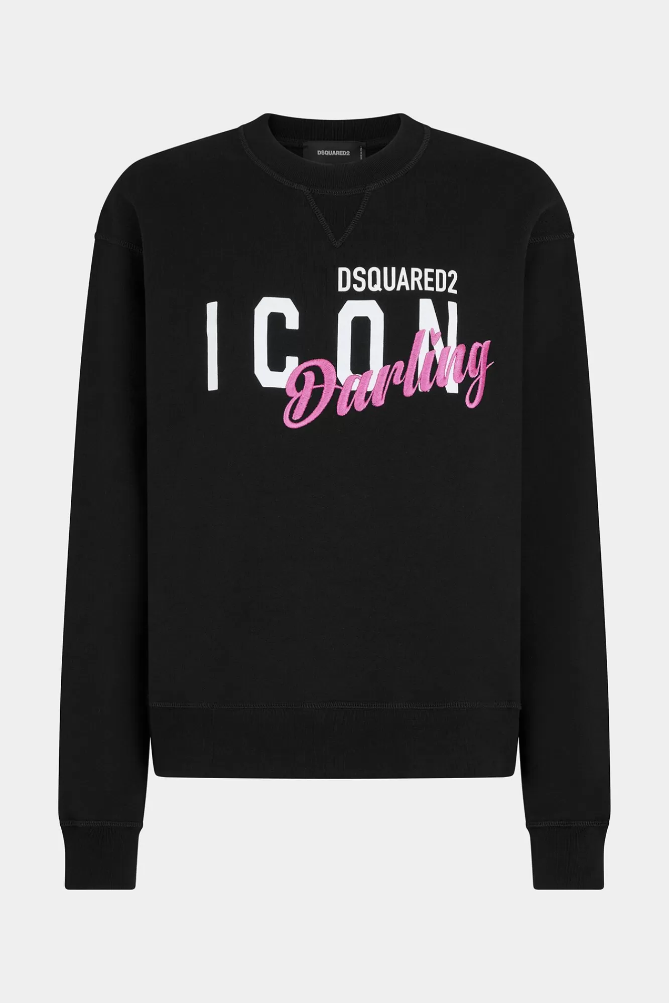 Sweatshirts^Dsquared2 Icon Darling Cool Fit Sweatshirt Met Ronde Hals Zwart