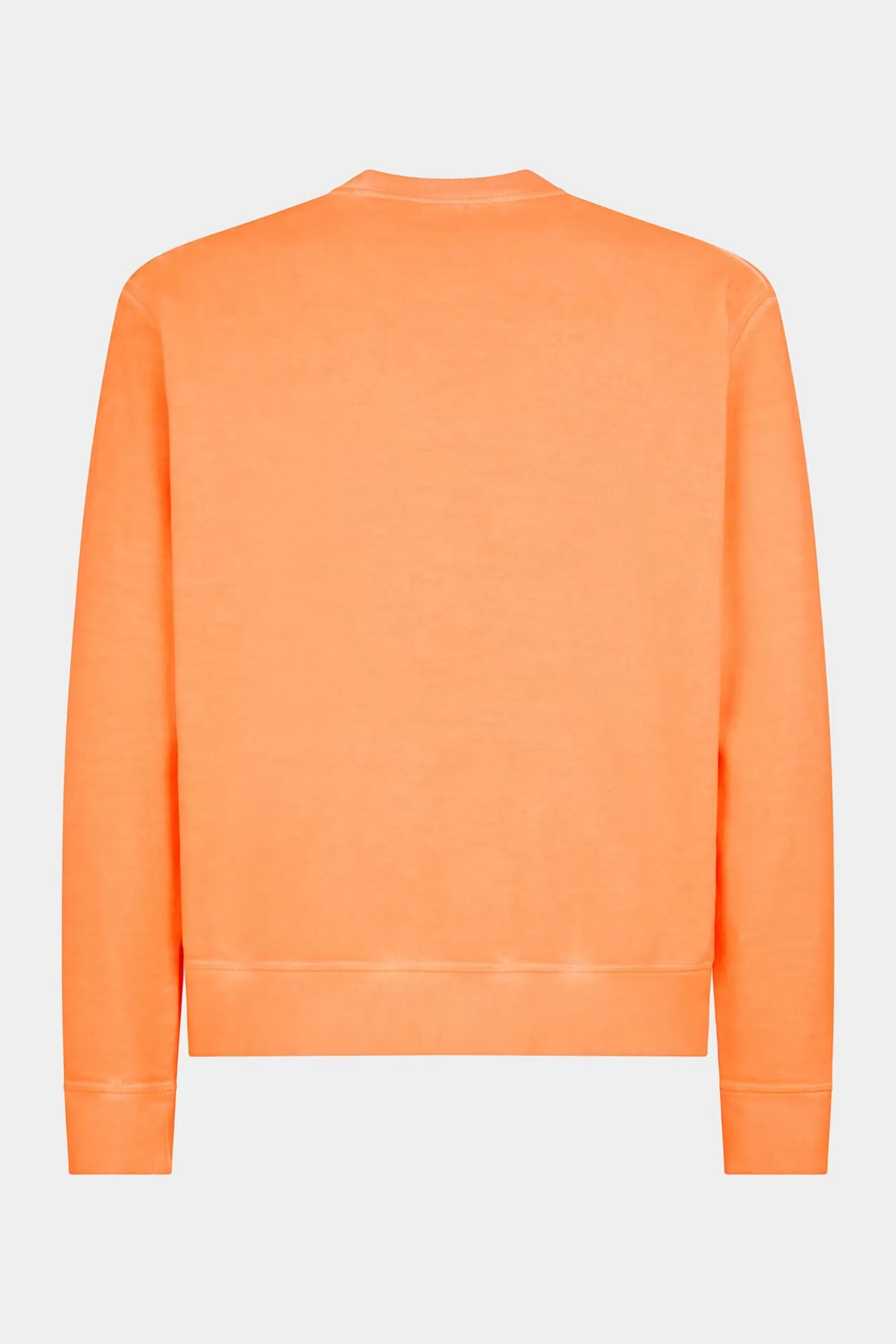 Co-Orden^Dsquared2 Icon Splash Cool-Fit Sweatshirt Met Ronde Hals Oranje Fluo