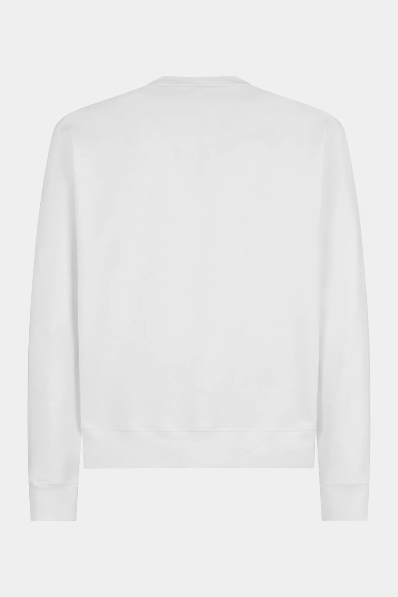 Sweatshirts^Dsquared2 Icon Splash Cool-Fit Sweatshirt Met Ronde Hals Wit