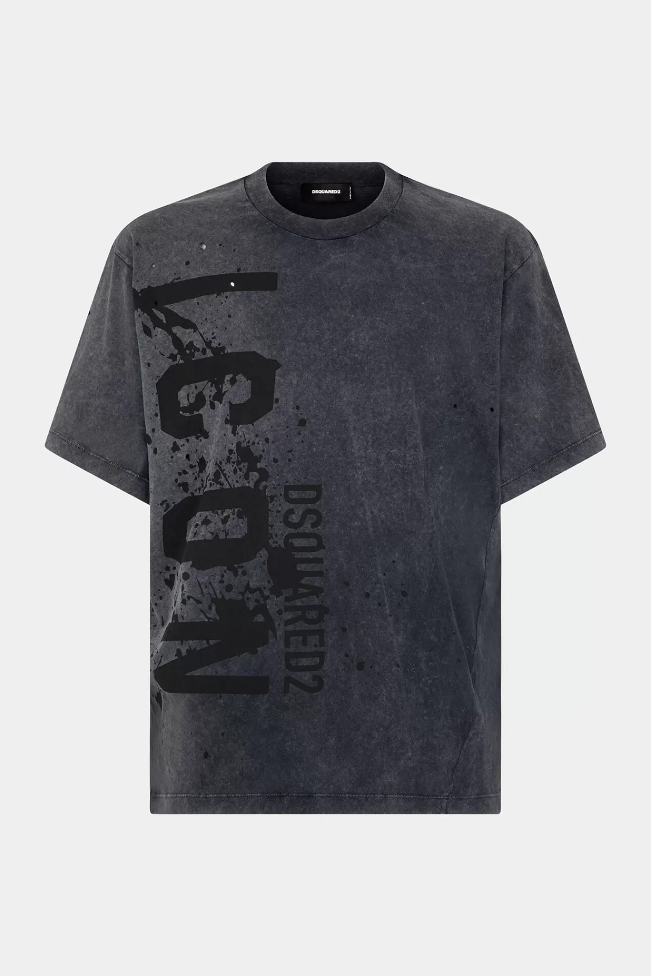 T-Shirts En Poloshirts^Dsquared2 Icon Splash Iron Fit T-Shirt Donker Grijs