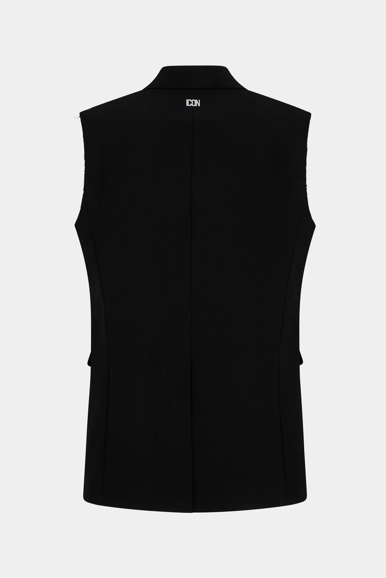 Pakken En Blazers^Dsquared2 Iconisch Gilet Met Dubbele Borsten Zwart