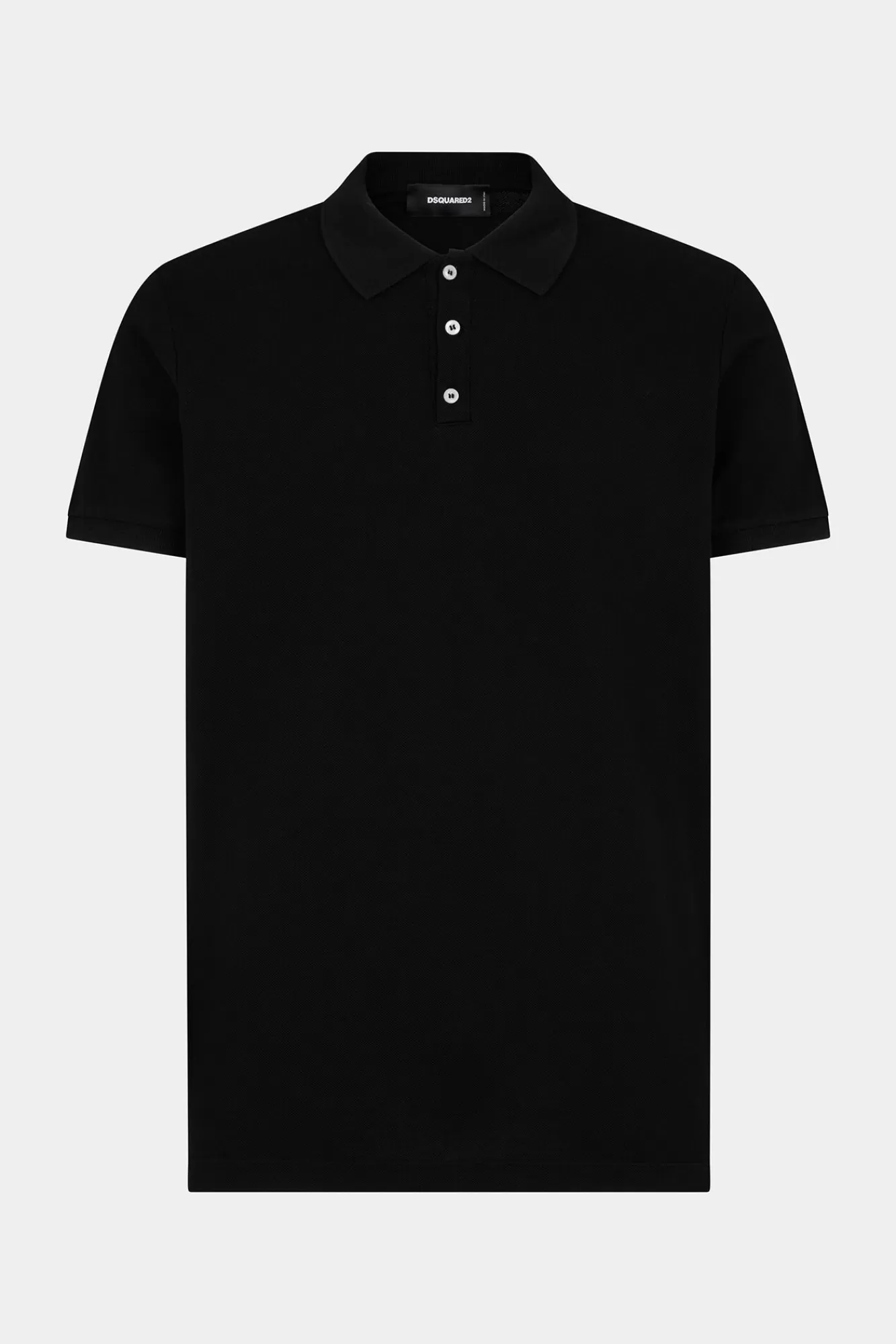 T-Shirts En Poloshirts^Dsquared2 Iconisch Tennisfit Poloshirt Zwart