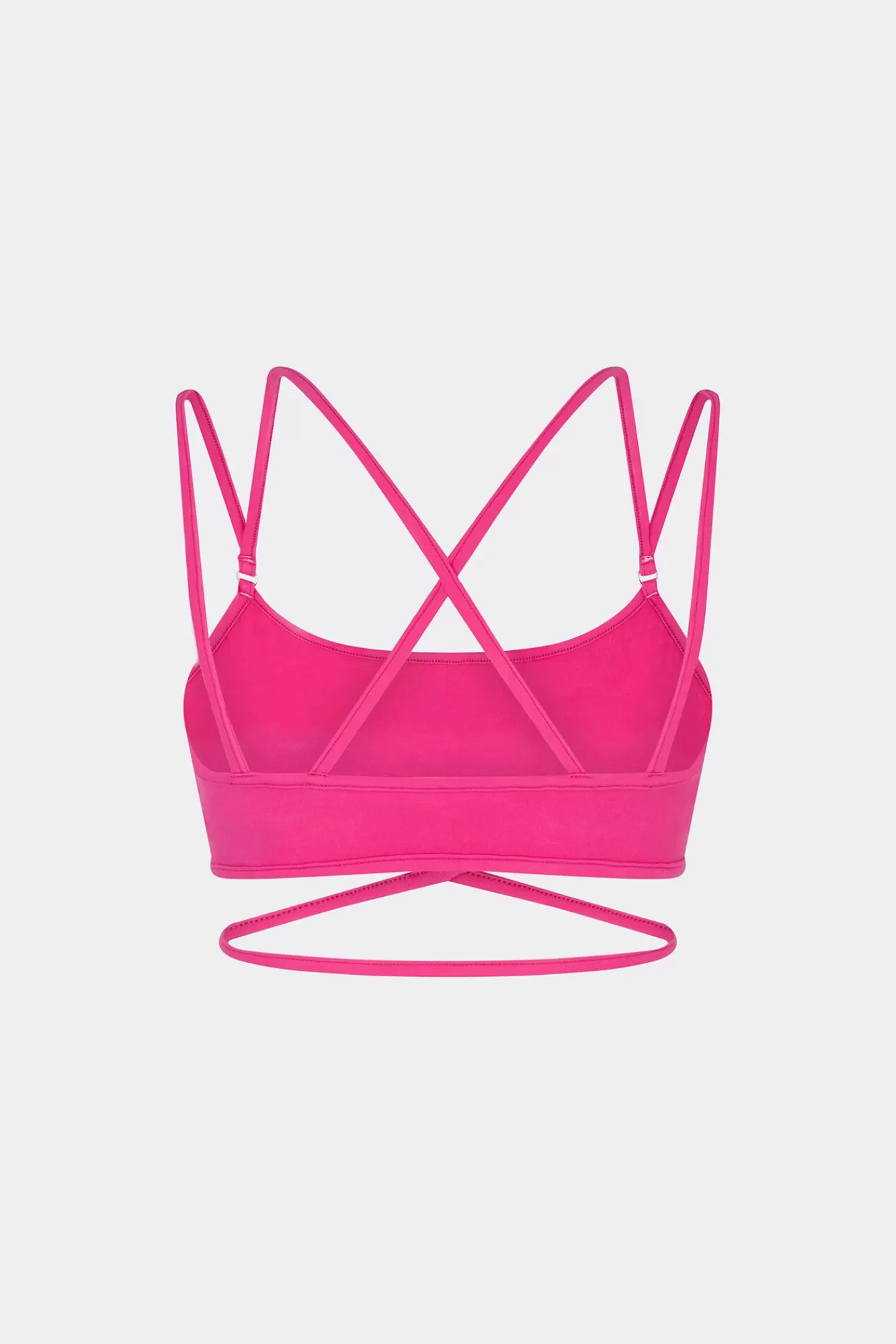 Ondergoed^Dsquared2 Iconische Bandeau-Sportbeha Fuxia/Groen