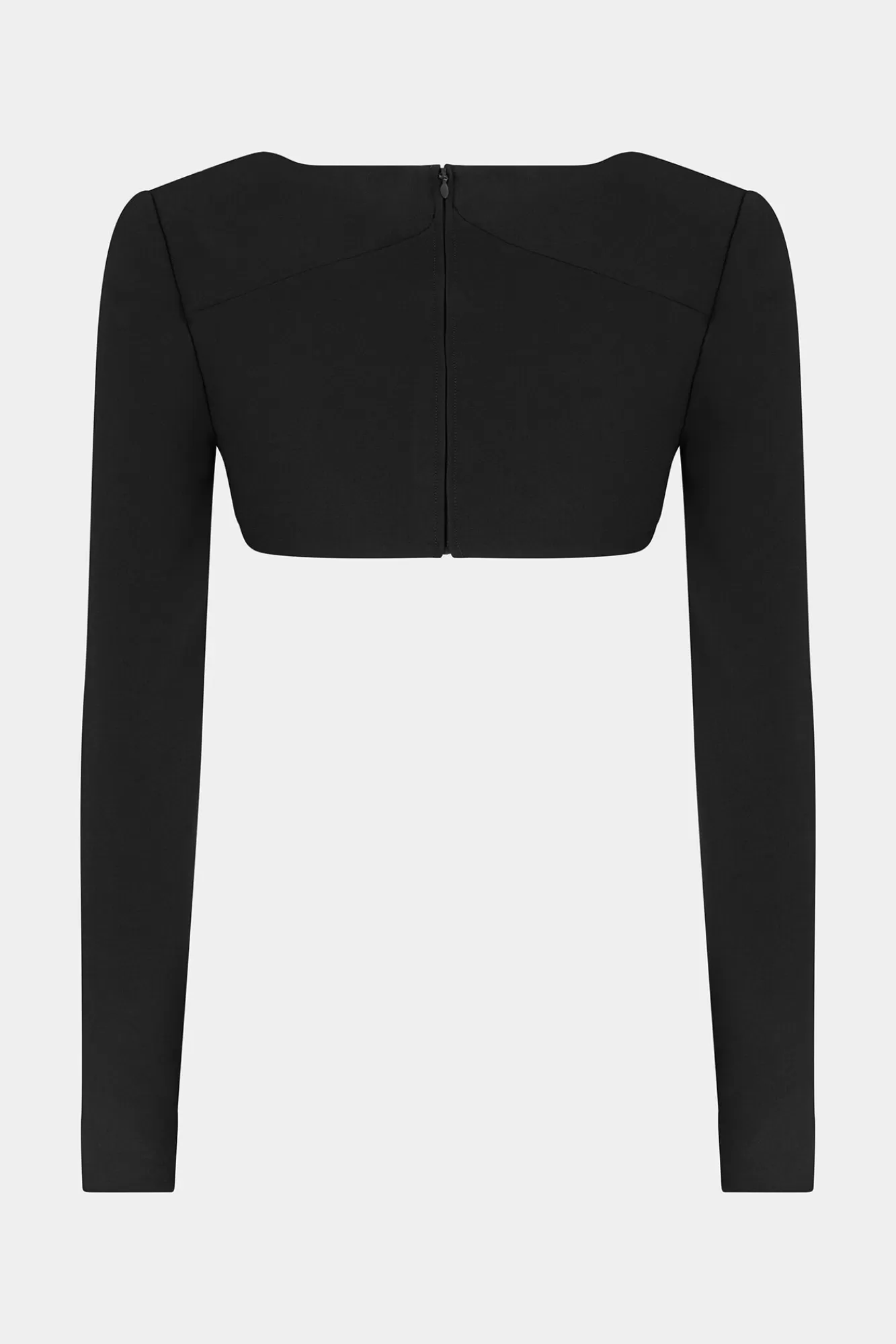 Tops En T-Shirts^Dsquared2 Iconische Crop Top Met Lange Mouwen Zwart