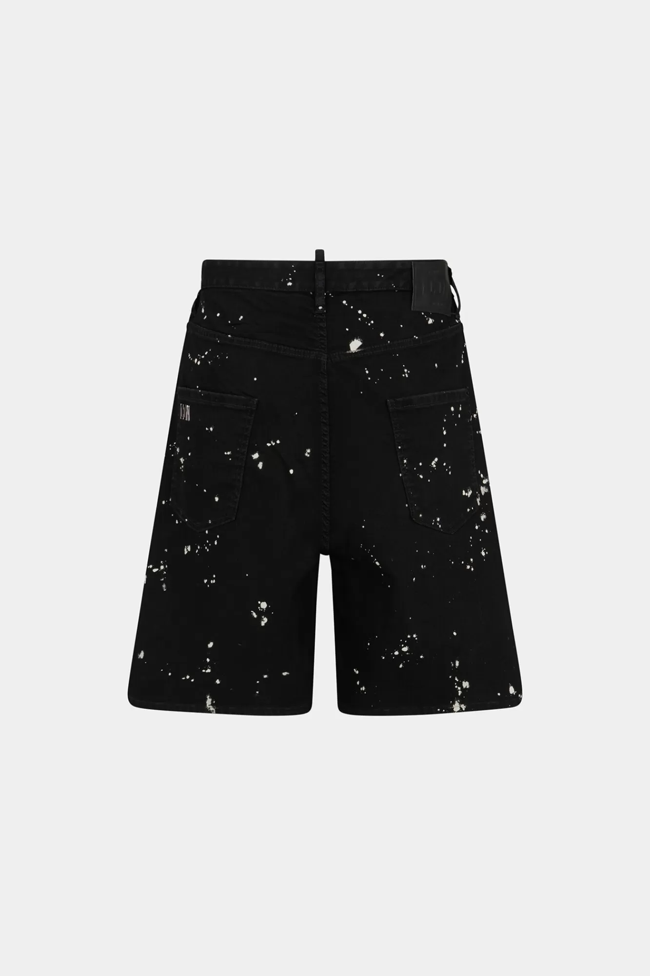 Co-Orden^Dsquared2 Iconische E Denim Short Met Melkachtige Wassing Zwart