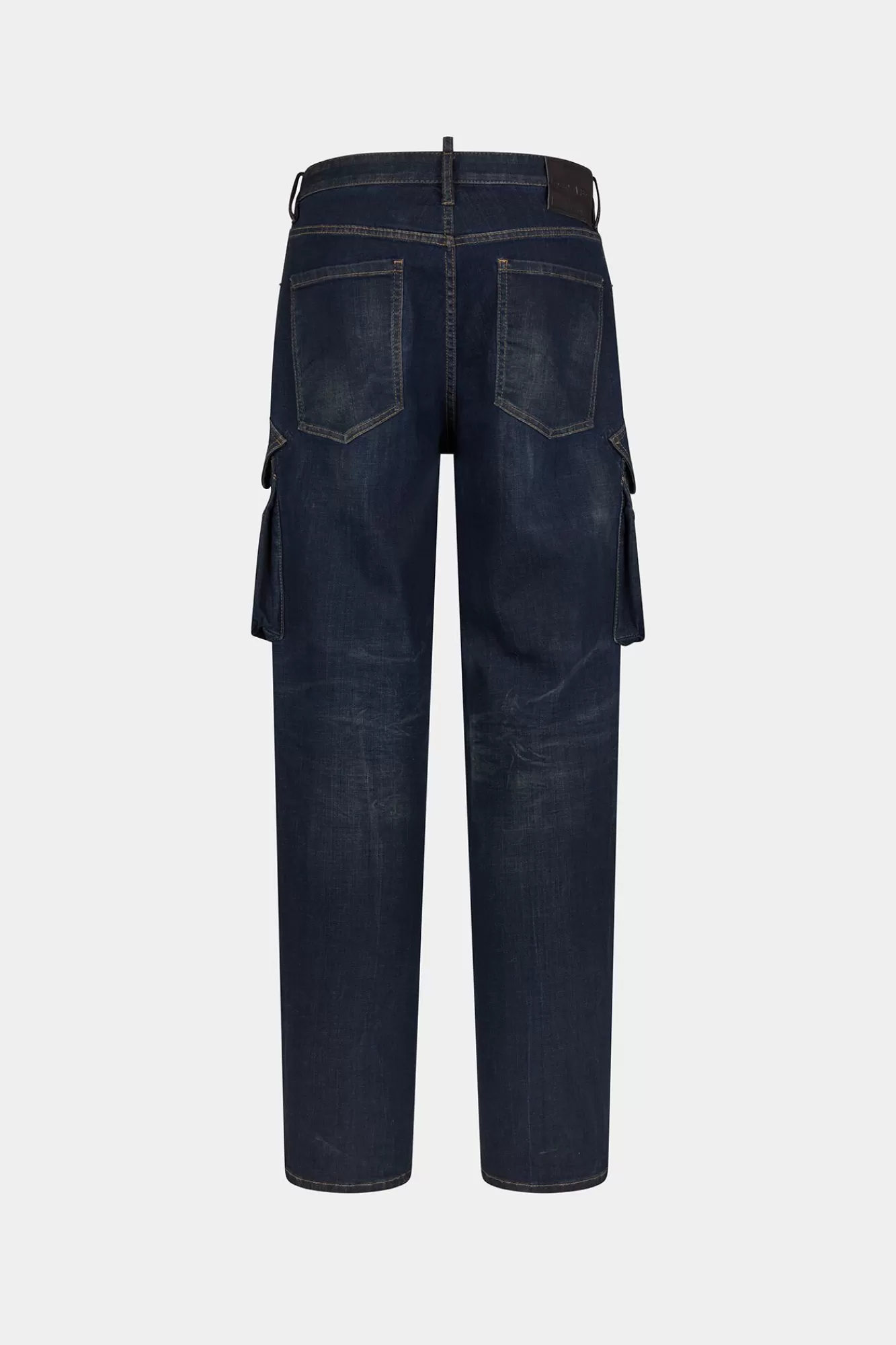 Jeans^Dsquared2 Iconische Zwarte Eros-Jeans Met Stoffige Wassing Marine