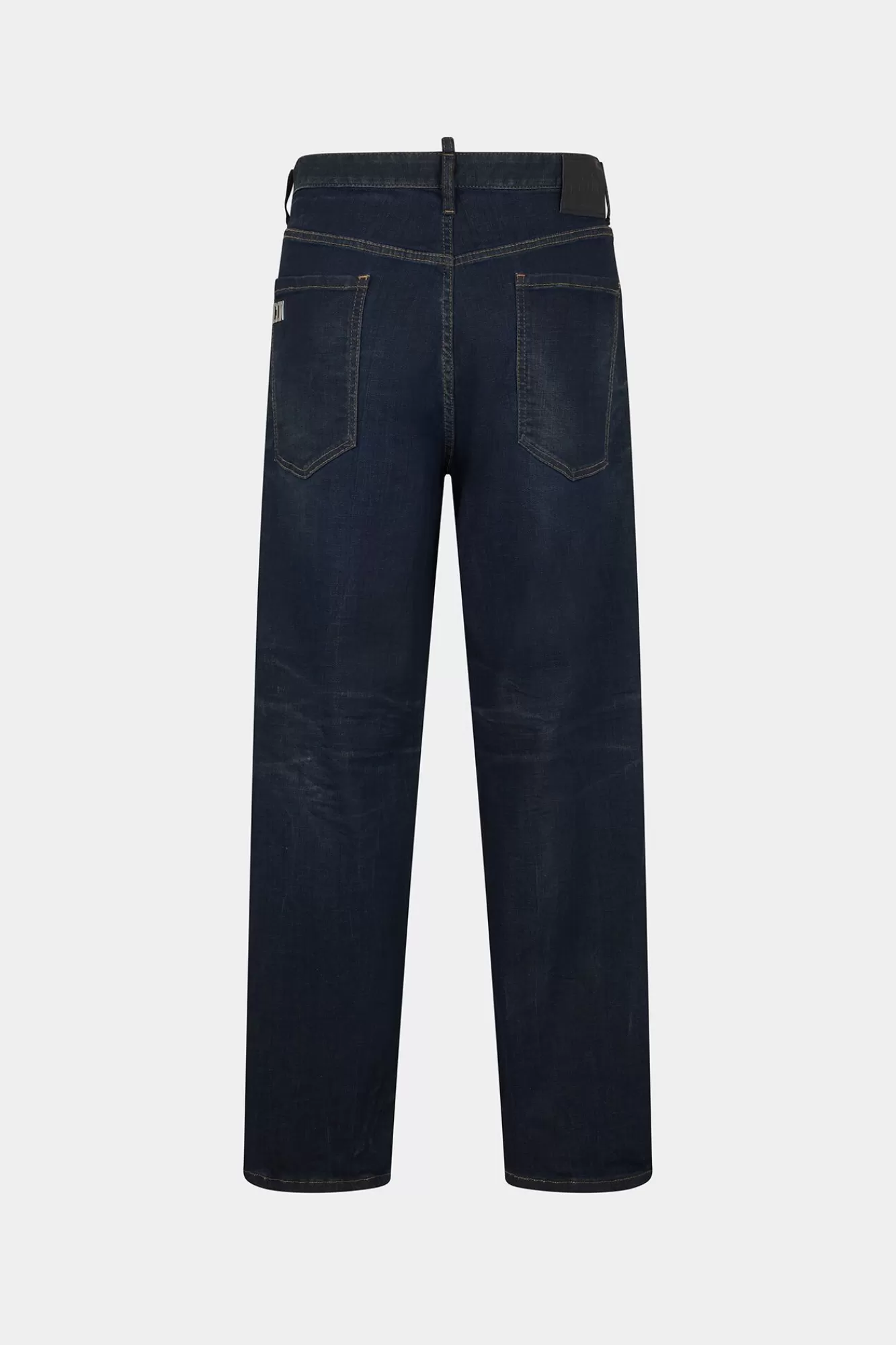 Jeans^Dsquared2 Iconische Zwarte Eros-Jeans Met Stoffige Wassing Marine