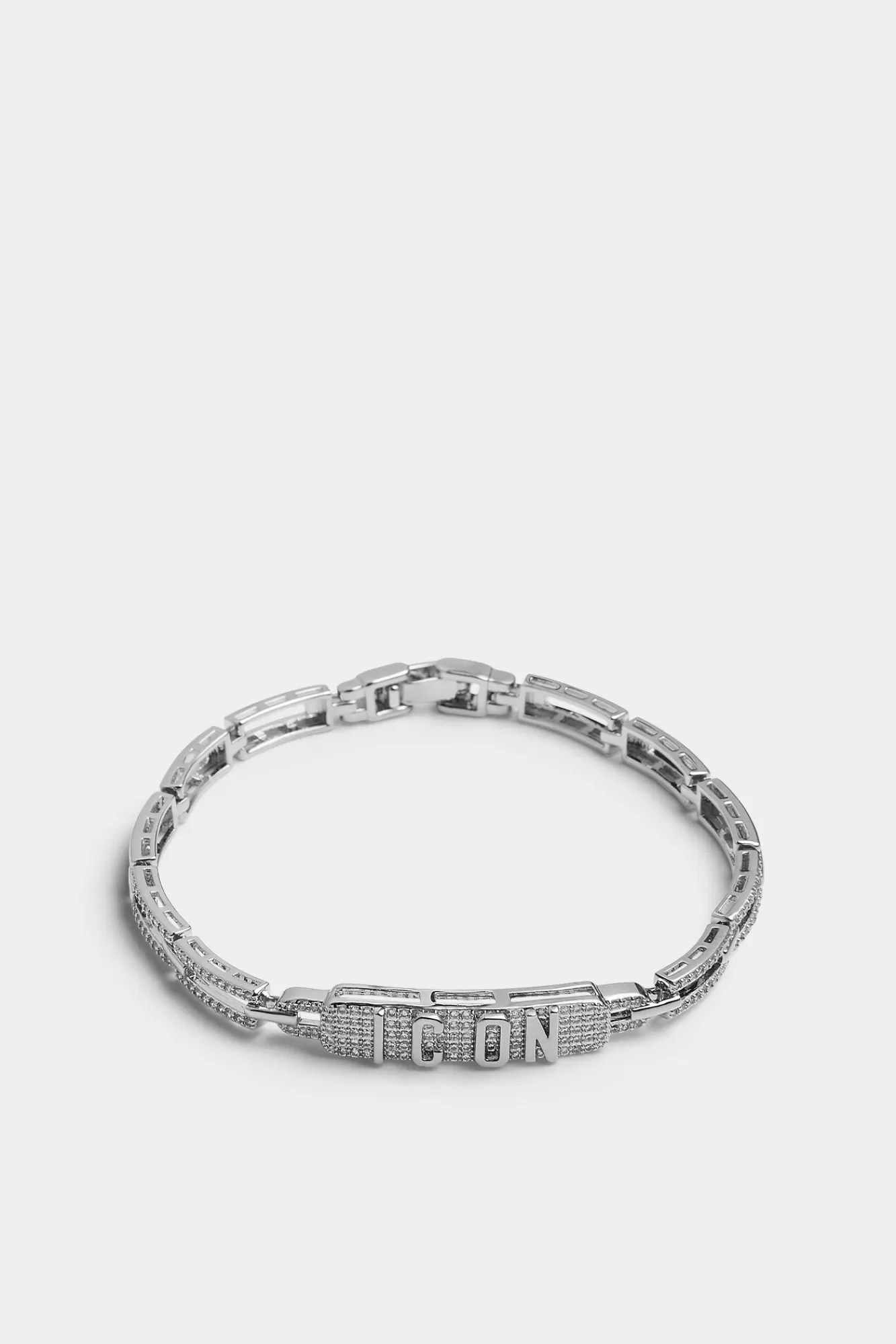 Sieraden^Dsquared2 Icoon Clubbing Armband Palladium