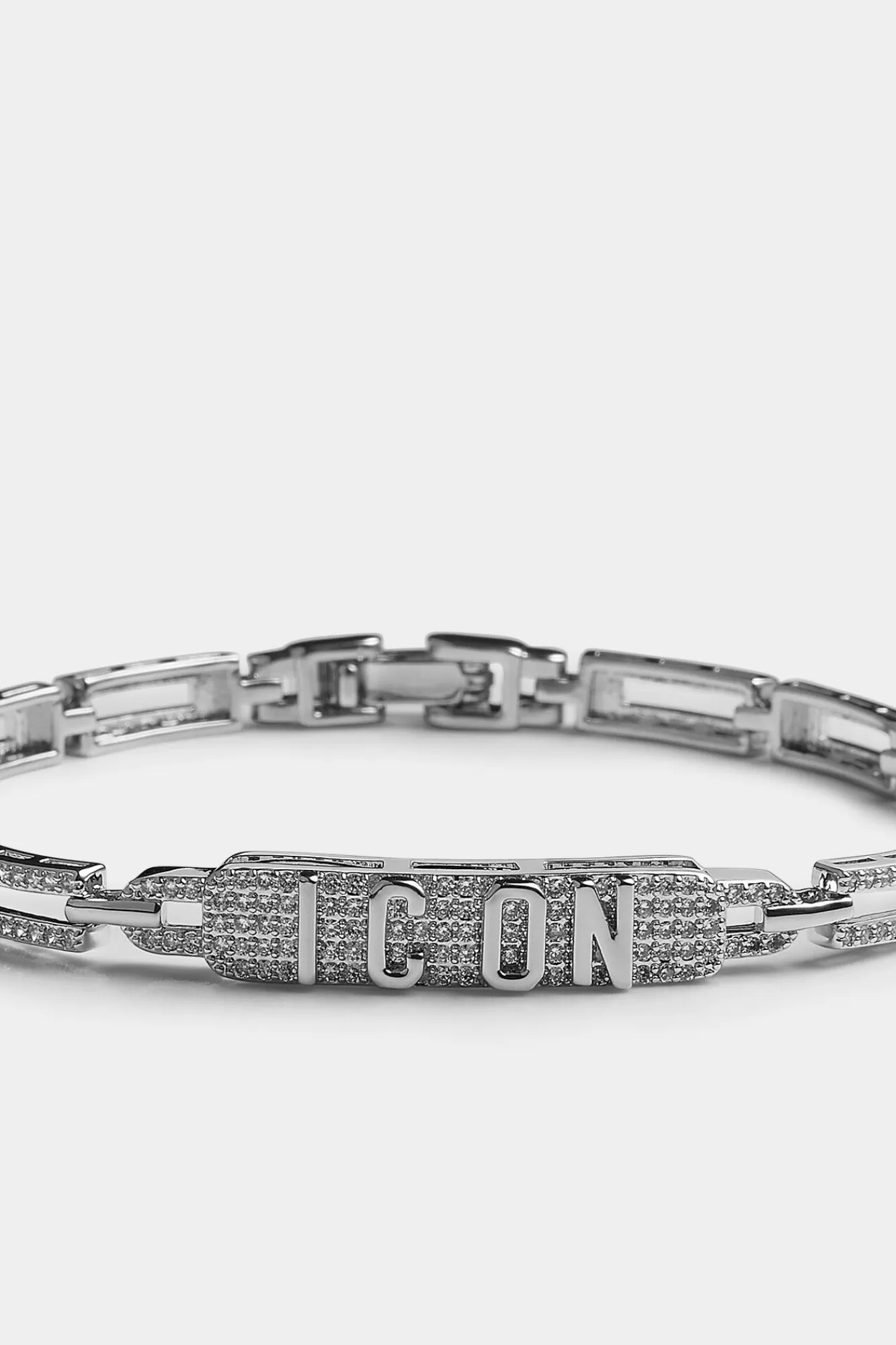 Sieraden^Dsquared2 Icoon Clubbing Armband Palladium