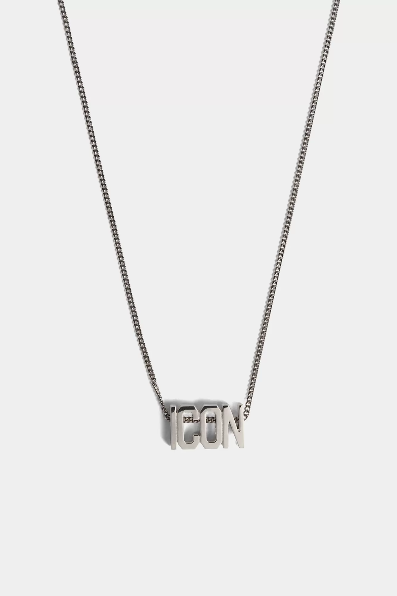 Sieraden^Dsquared2 Icoon Clubbing Ketting Palladium