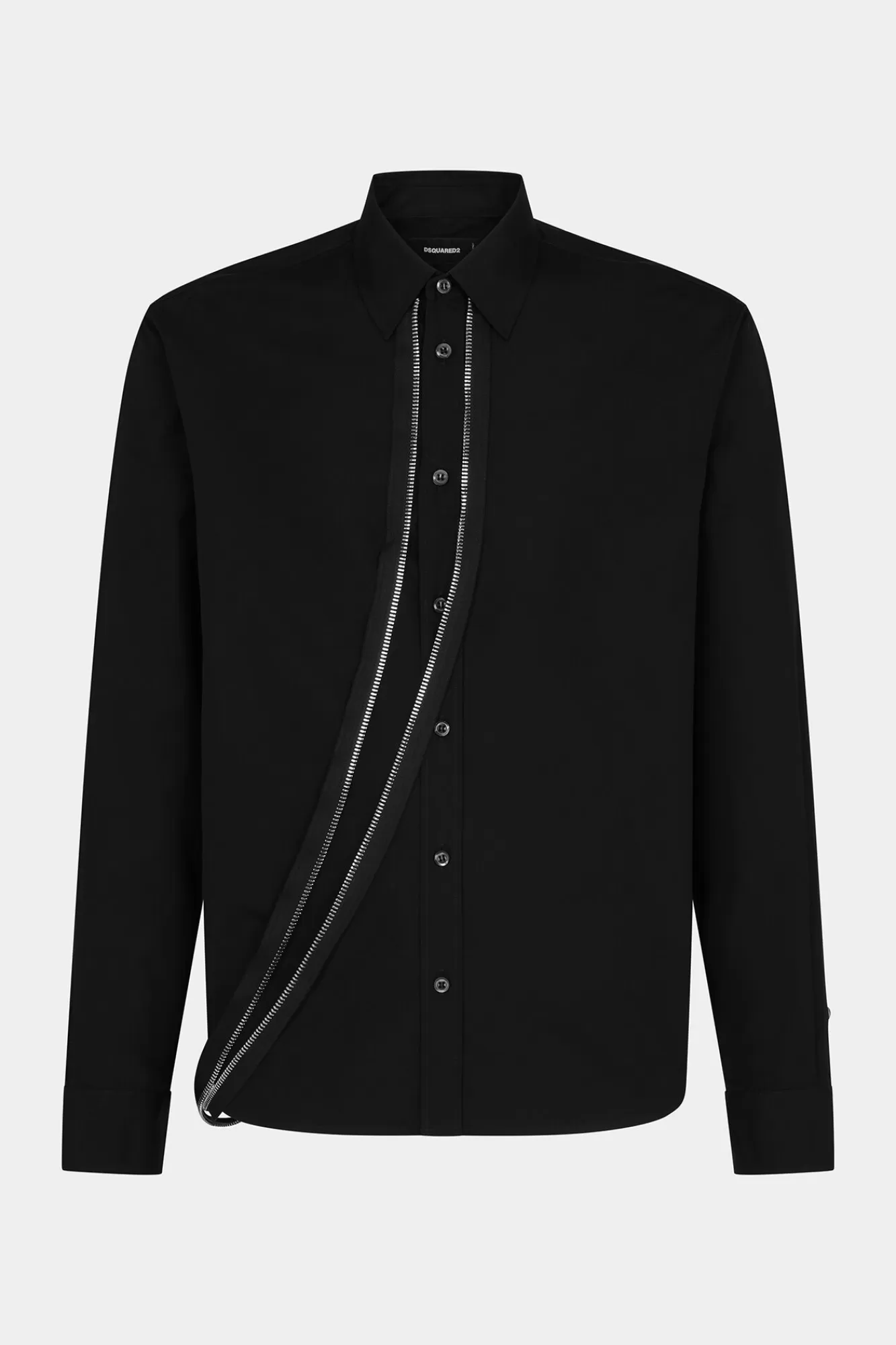 Overhemden^Dsquared2 Icoon Clubshirt Zwart