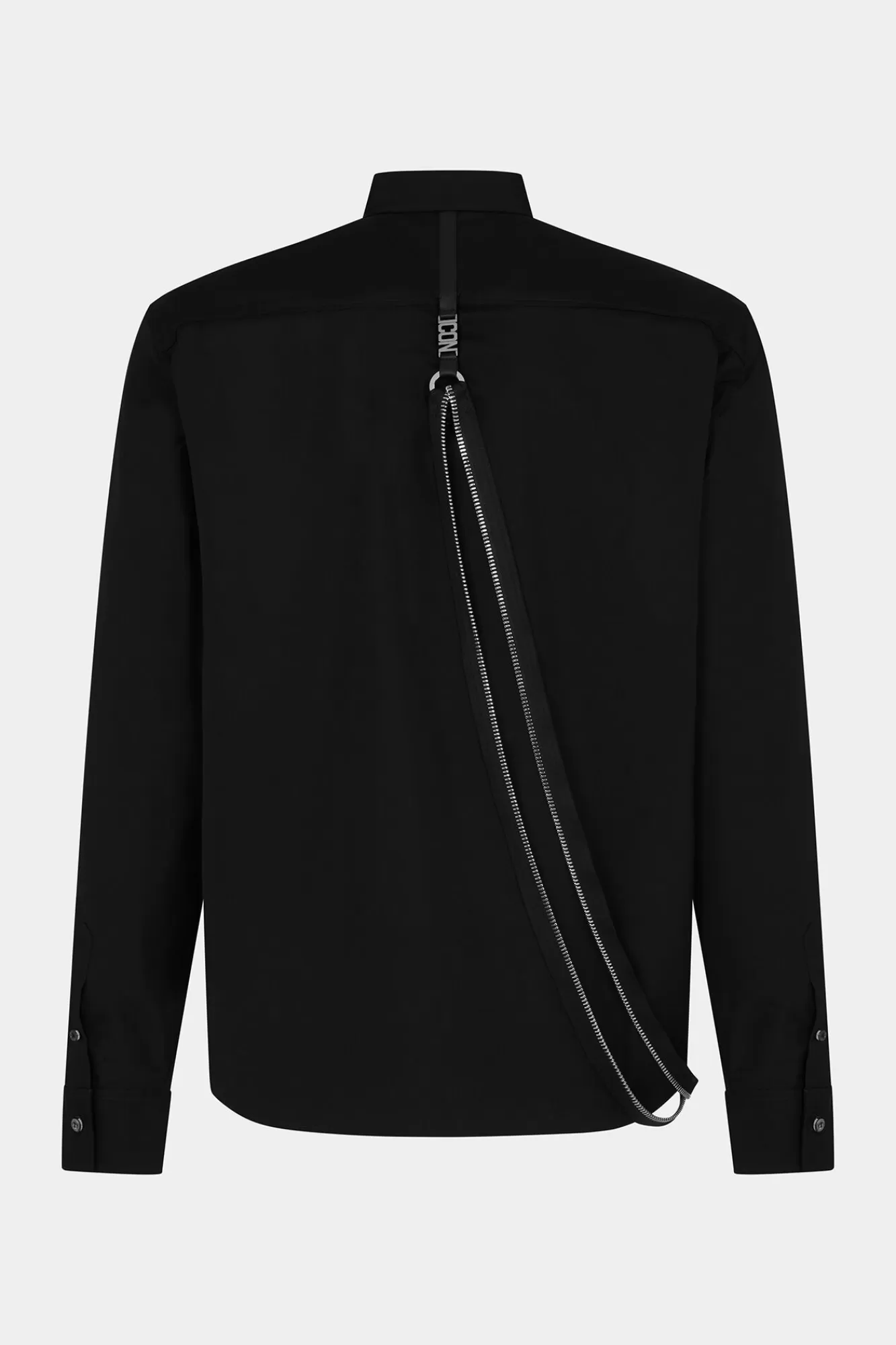 Overhemden^Dsquared2 Icoon Clubshirt Zwart