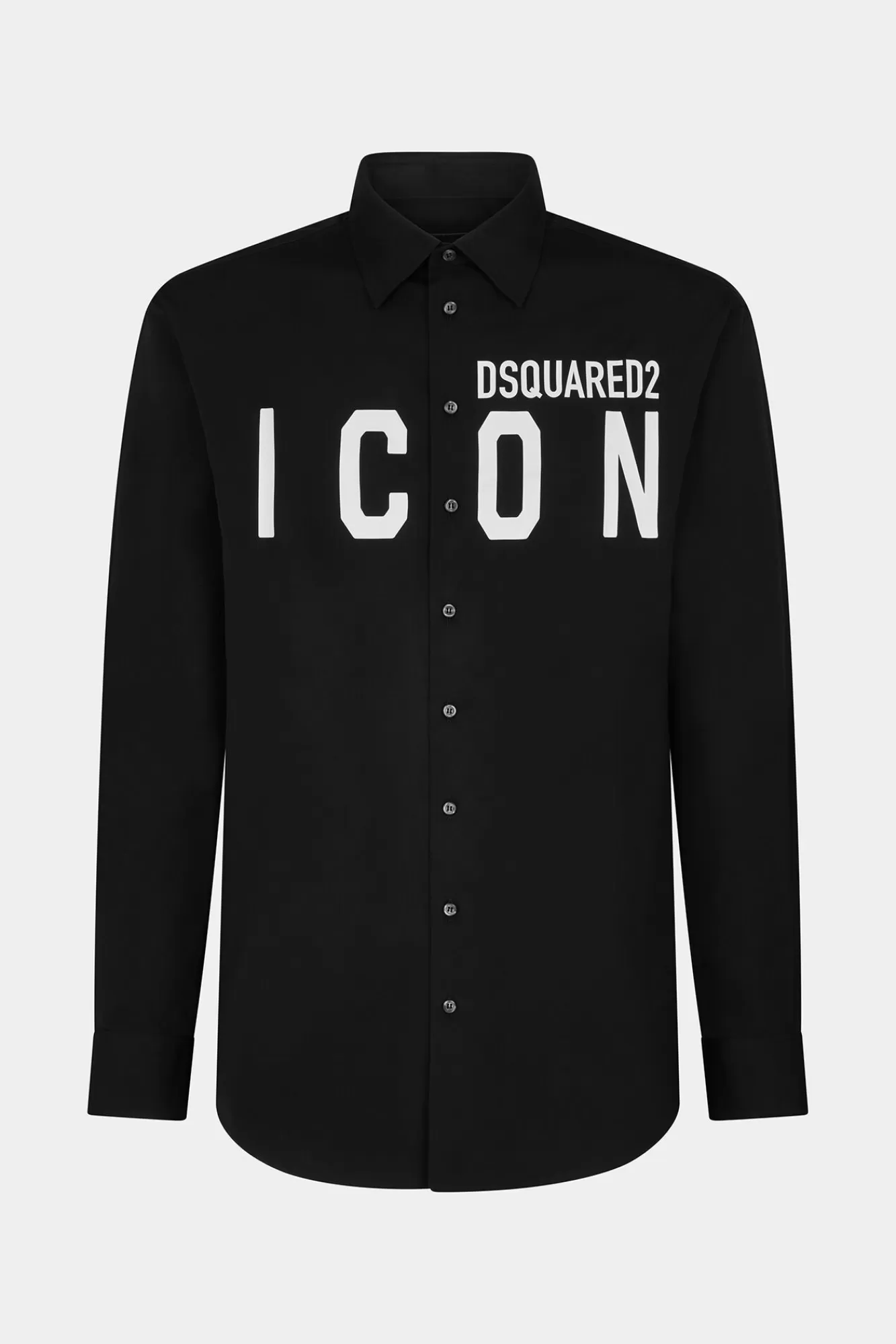 Overhemden^Dsquared2 Icoon Drop-Shirt Zwart