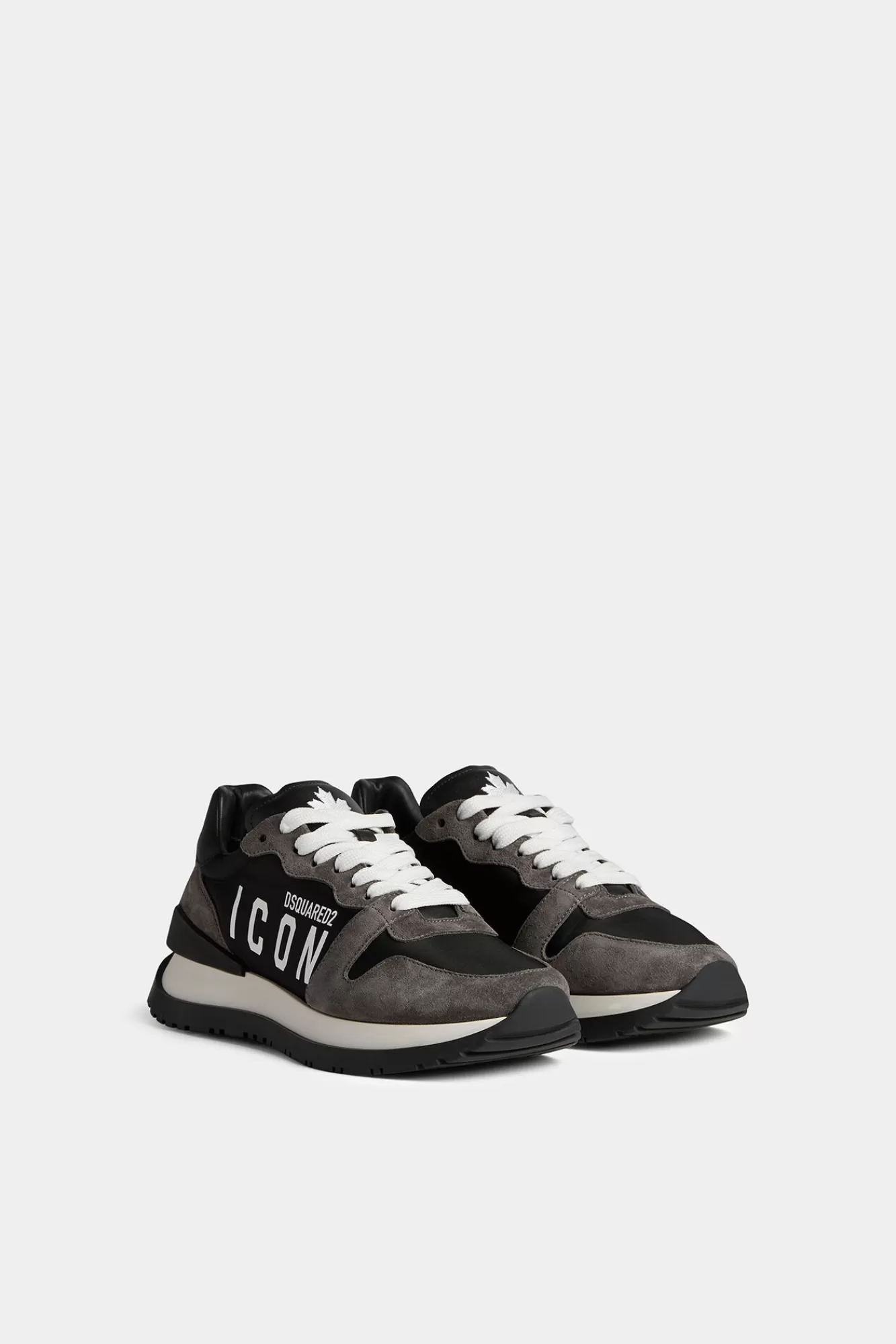 Sneakers^Dsquared2 Icoon Hardloopschoenen Zwart Wit