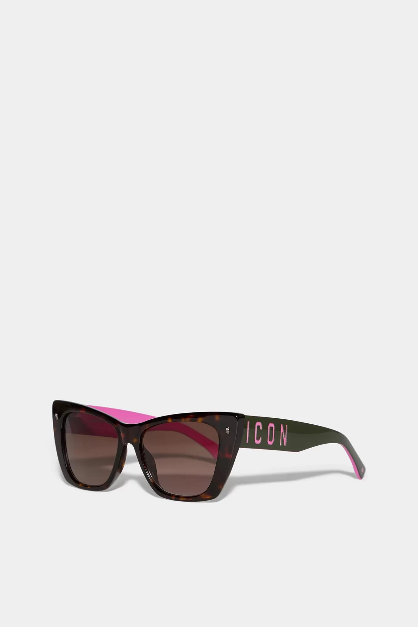 Brillen^Dsquared2 Icoon Havana-Zonnebril Bruin