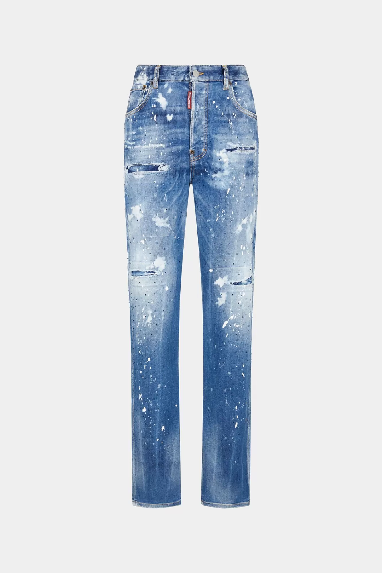 Jeans^Dsquared2 Jeans Met Medium Ijsvlekken Wassing 642 Marine