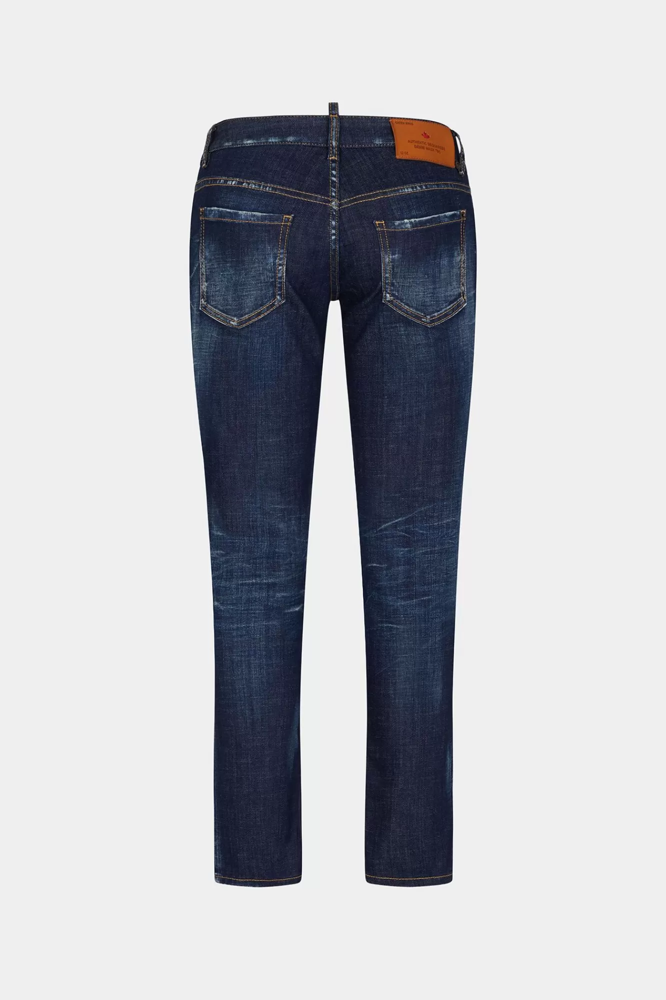 Jeans^Dsquared2 Jennifer Jeans In Donkere, Schone Wassing Marine