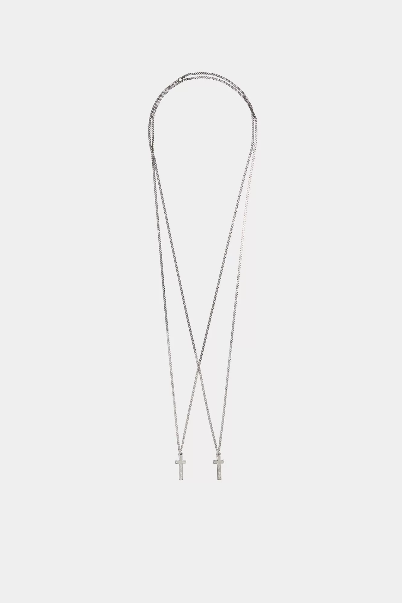 Sieraden^Dsquared2 Jezus Ketting Palladium