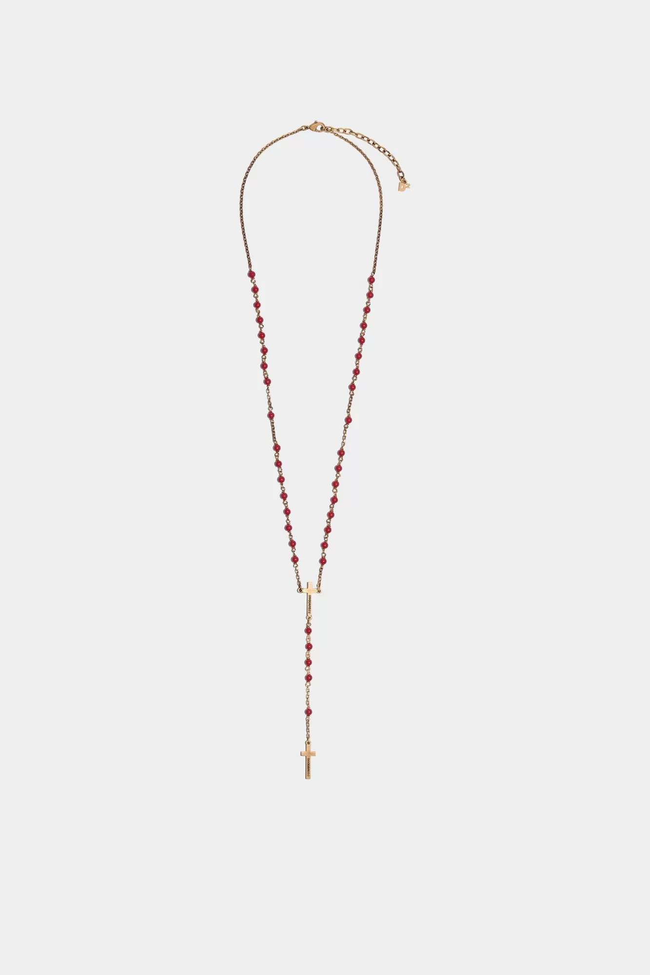 Sieraden^Dsquared2 Jezus Ketting Rood