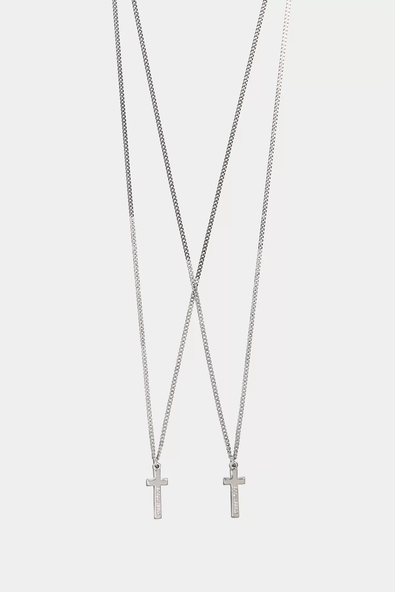 Sieraden^Dsquared2 Jezus Ketting Palladium