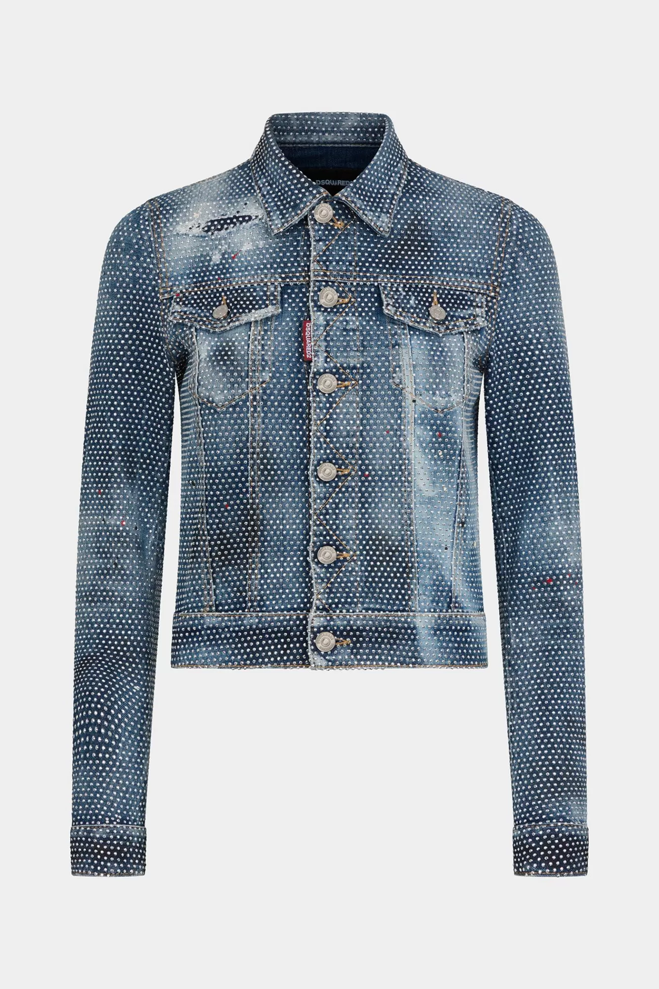 Jassen En Bovenkleding^Dsquared2 Klassiek Jeansjack Met Hollywood Wash Marine