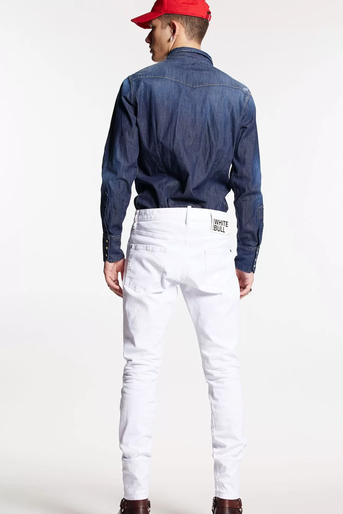 Jeans^Dsquared2 Kledingstuk Geverfde Cool Guy Jeans Wit