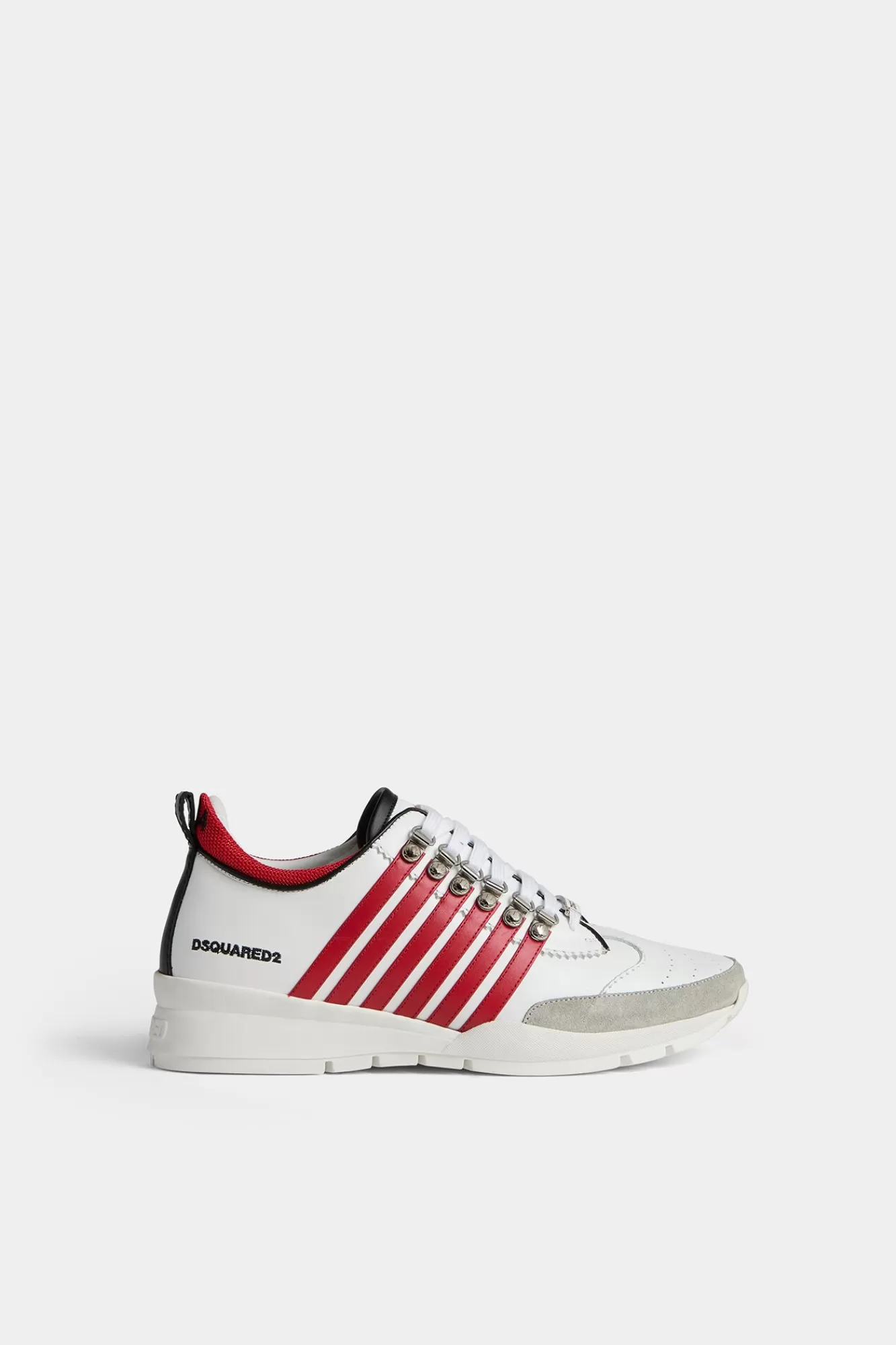 Sneakers^Dsquared2 Legendarische Sneakers Wit Rood