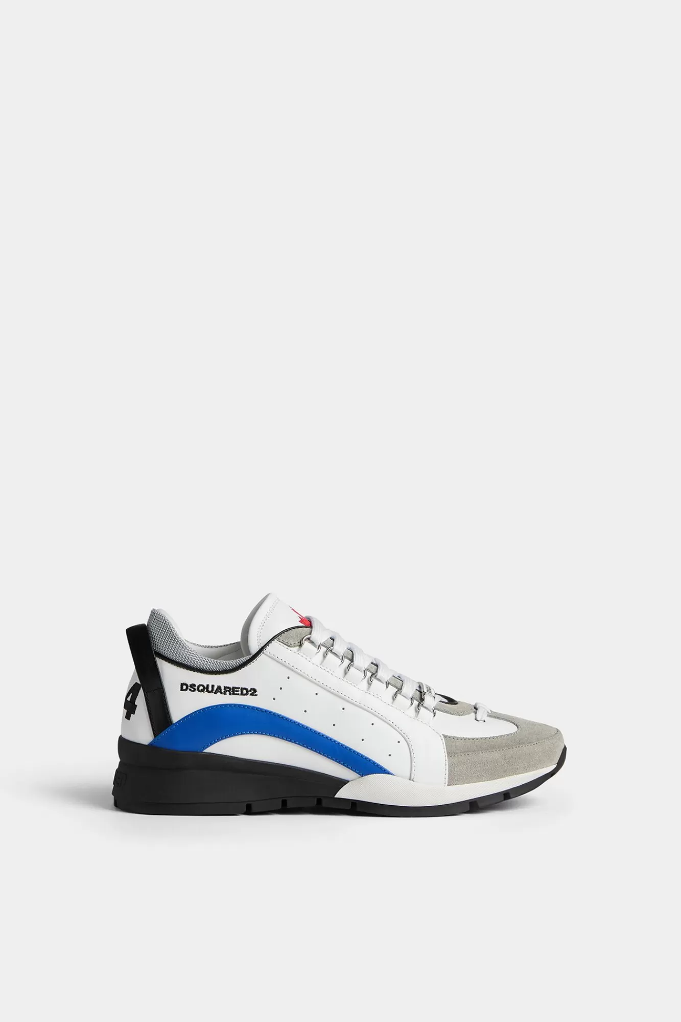 Sneakers^Dsquared2 Legendarische Sneakers Wit/Blauw/Grijs