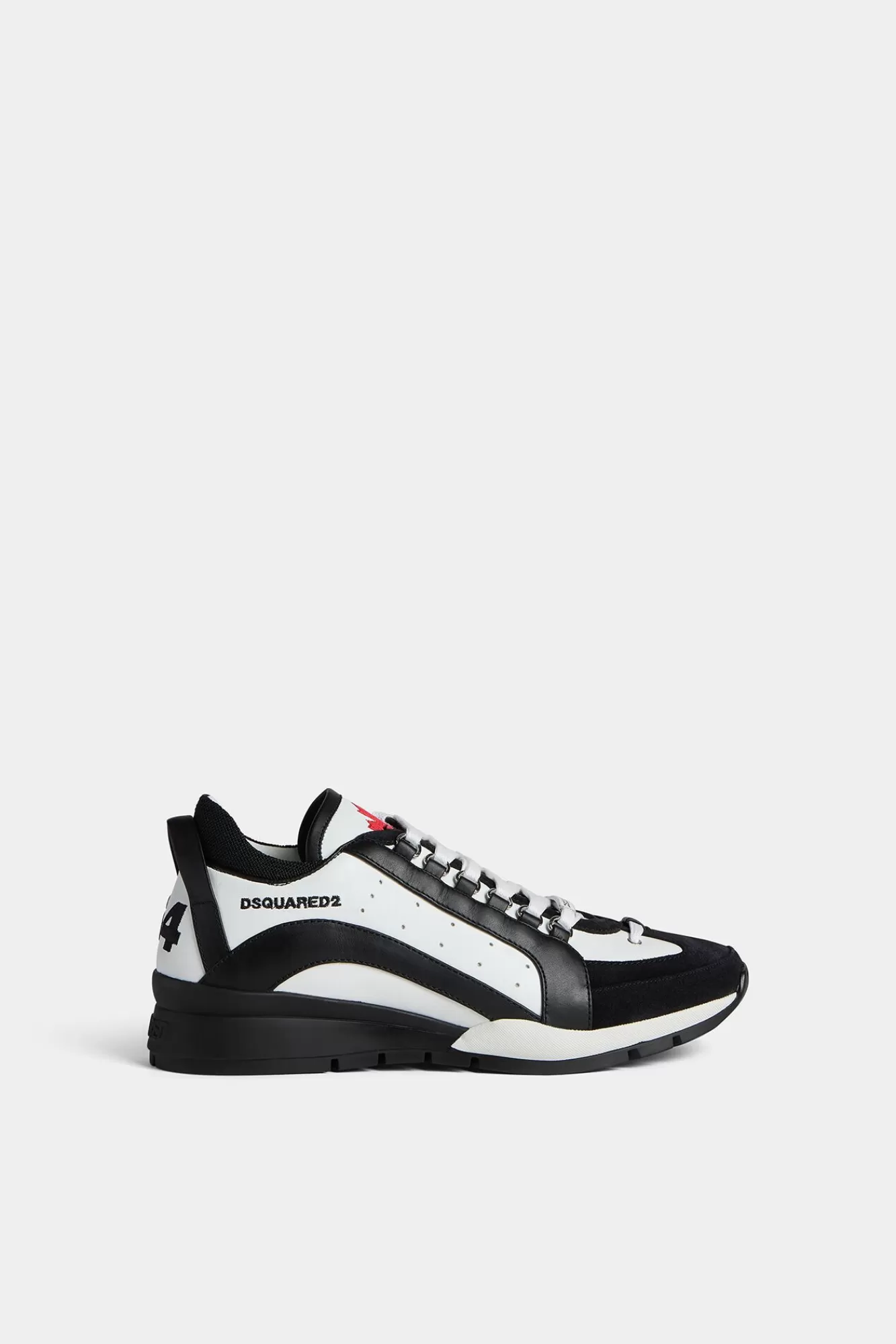 Sneakers^Dsquared2 Legendarische Sneakers Wit Zwart