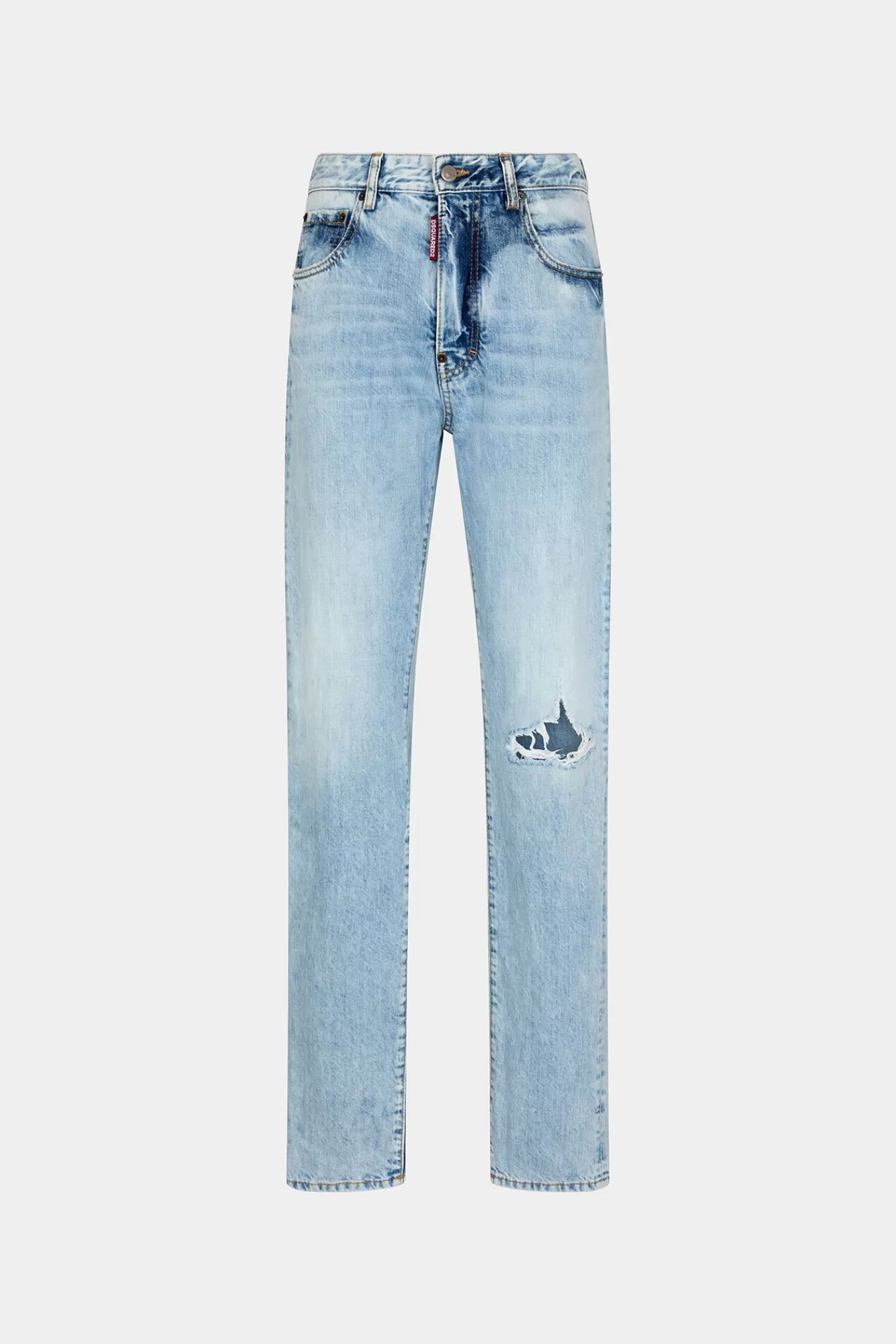 Jeans^Dsquared2 Lichte Jeans Met Palm Beach-Wassing 642 Marine