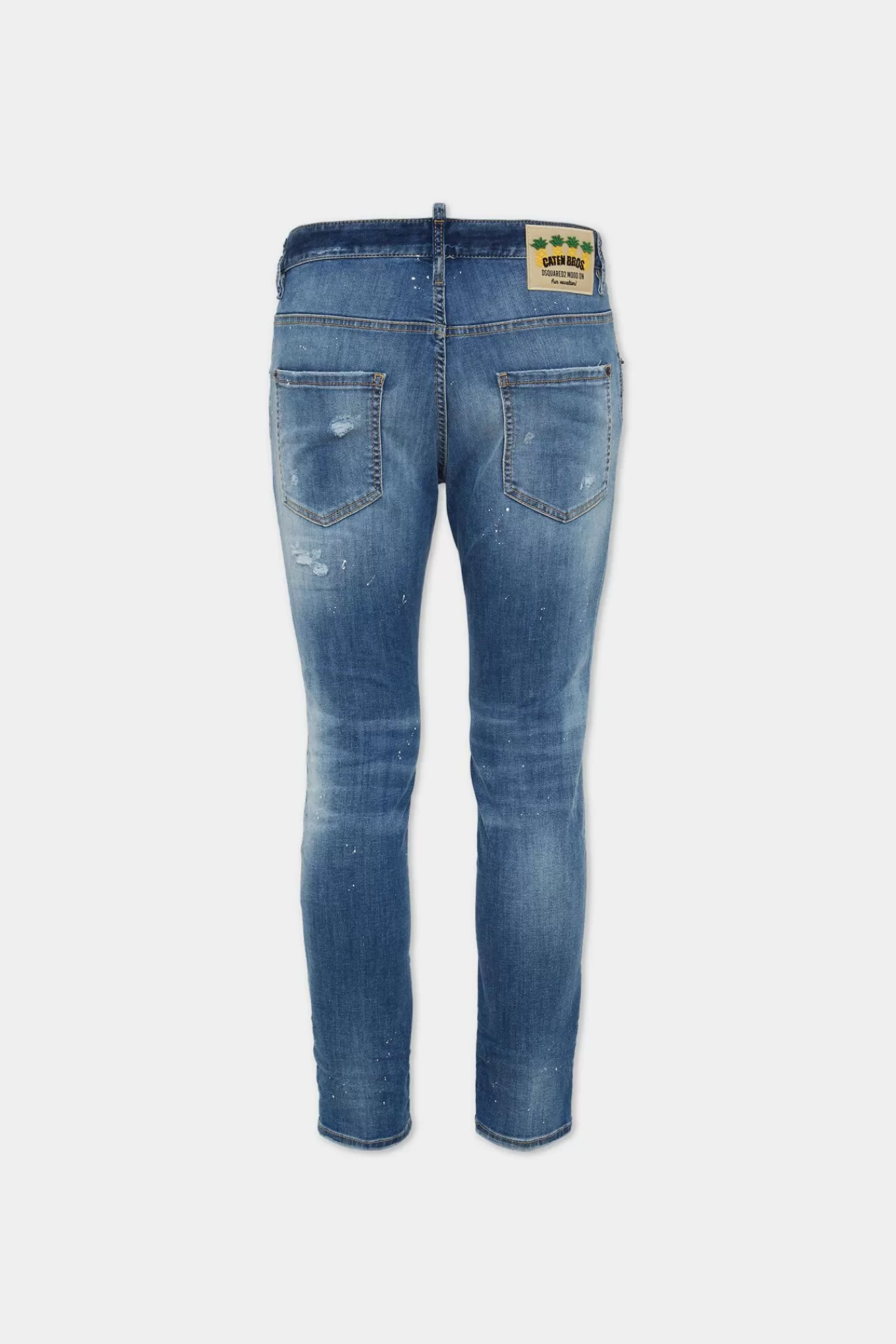 Jeans^Dsquared2 Lichte Skaterjeans In Miami Wash Marine