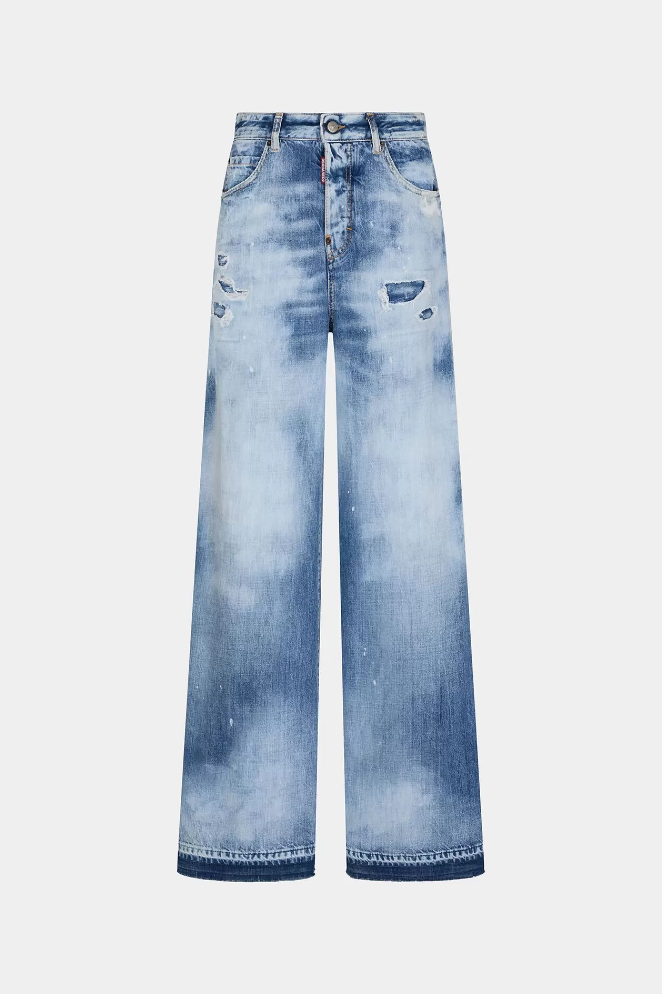 Jeans^Dsquared2 Lichte Traveller-Jeans Met Everglades-Wassing Marine