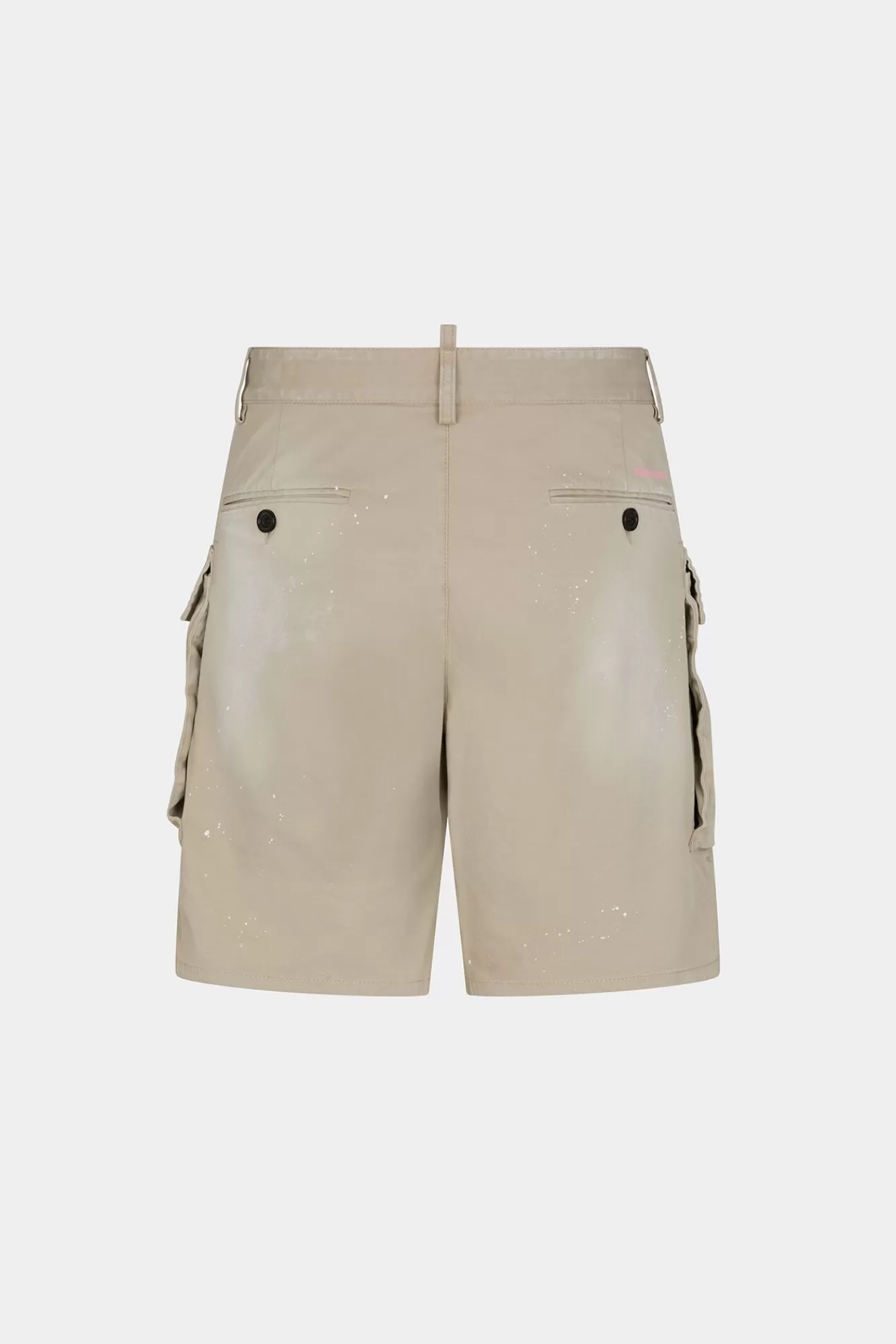 Korte Broek^Dsquared2 Lichte Vlekken Marineshort Getijdenschuim