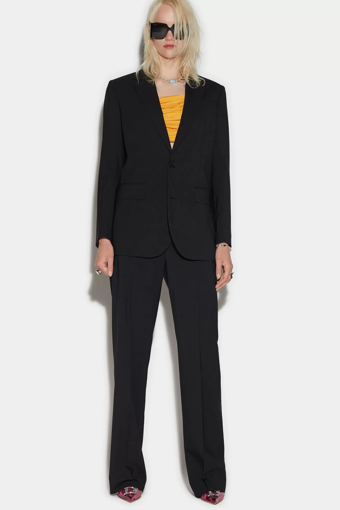 Pakken En Blazers^Dsquared2 Manhattan Slouch-Pak Zwart