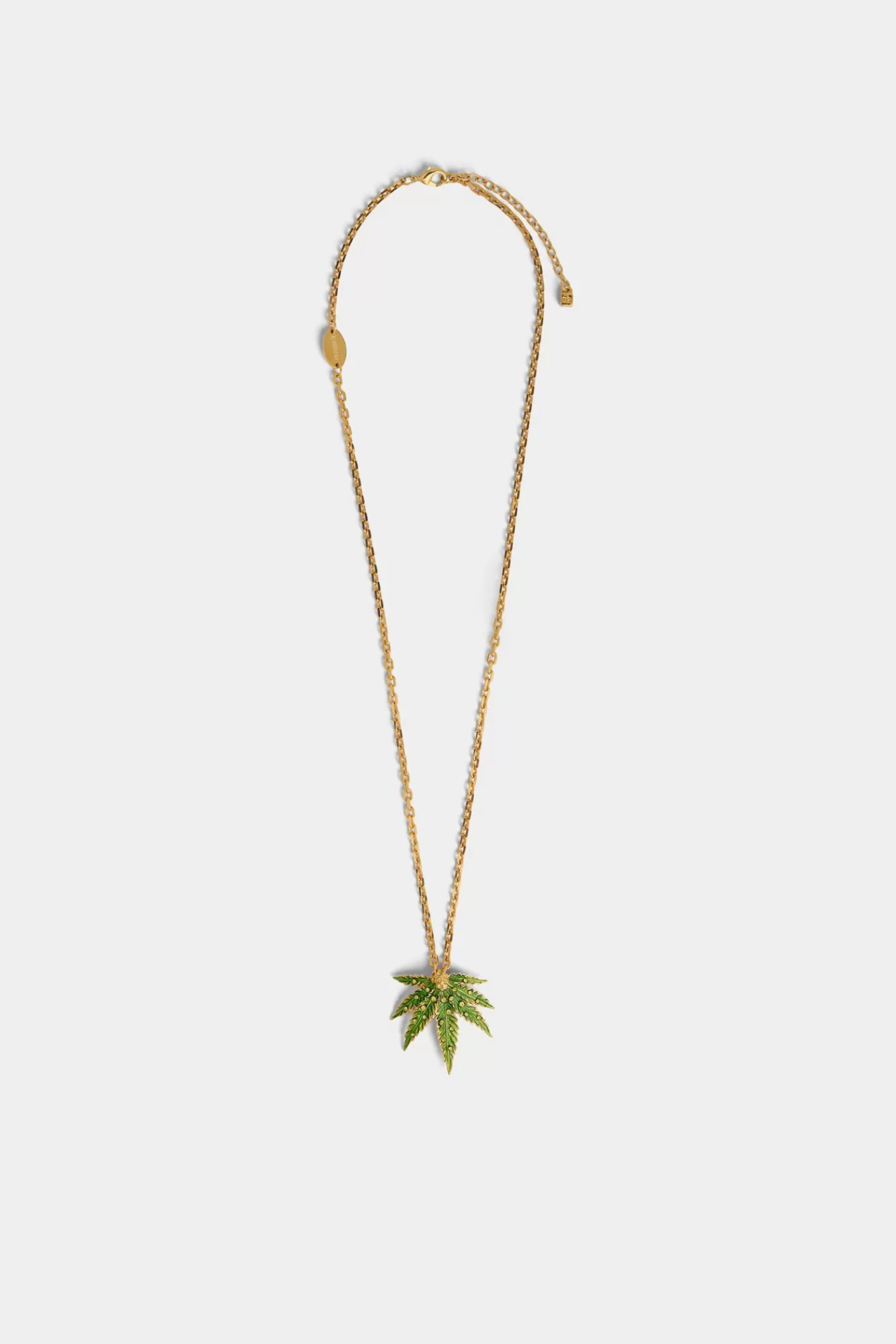 Sieraden^Dsquared2 Marija Ketting Licht Goud/Groen