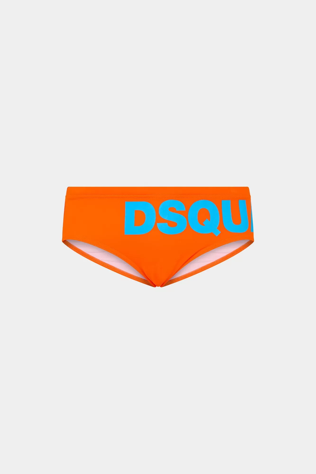 Strandkleding^Dsquared2 Maxi-Logo Zwembroek Oranje