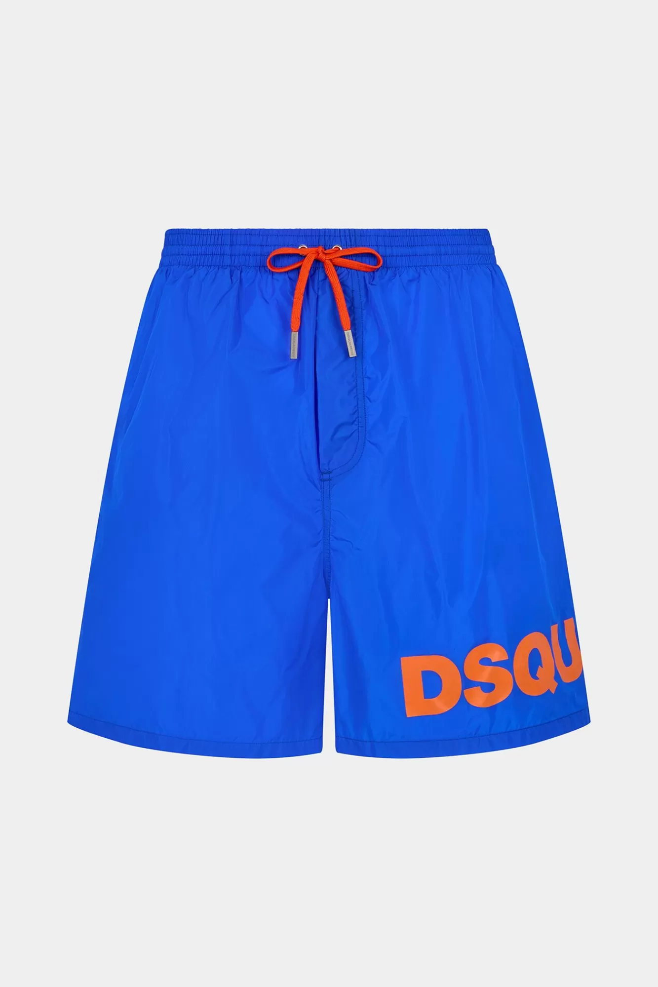 Strandkleding^Dsquared2 Maxi-Logo-Boxer Blauw