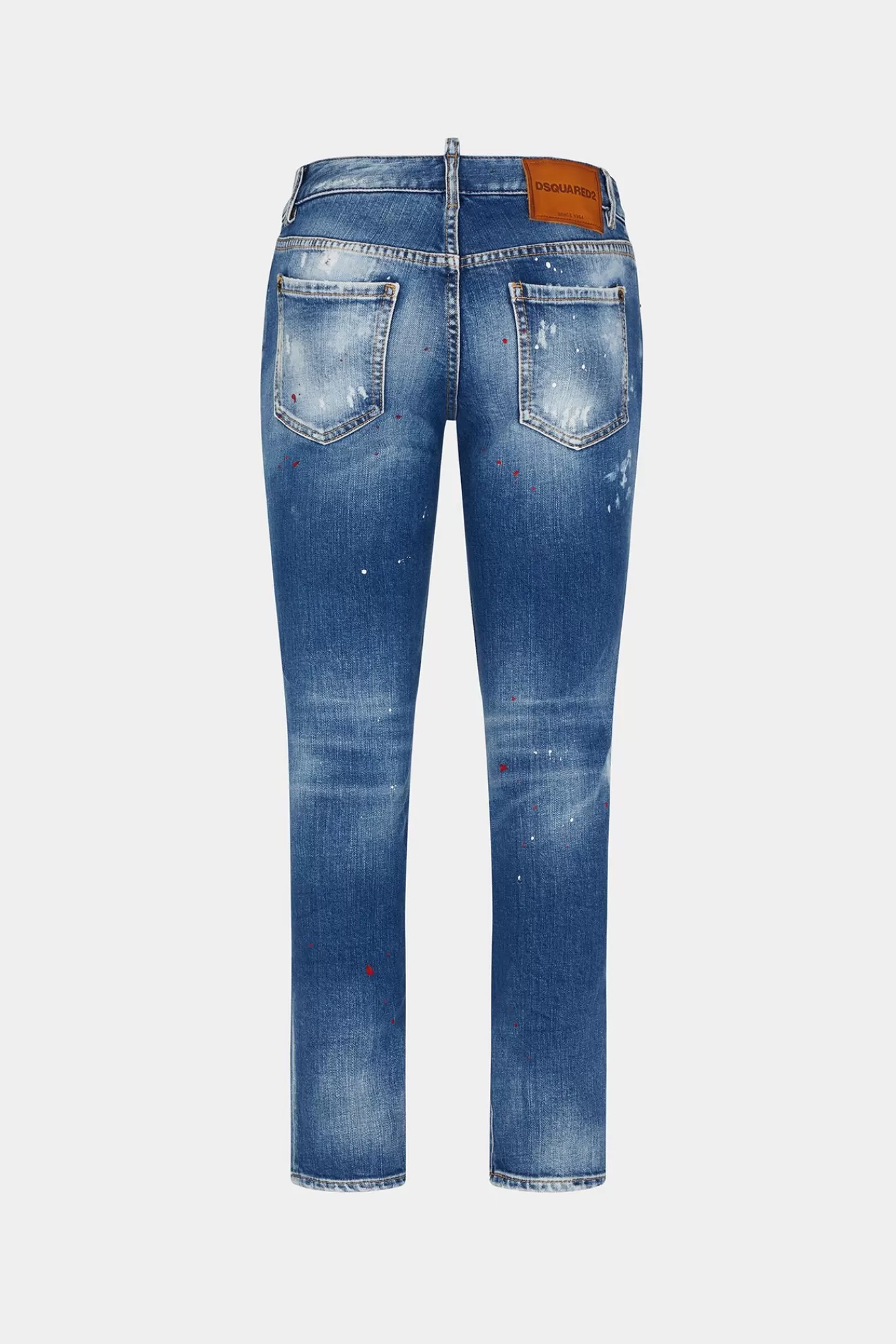 Jeans^Dsquared2 Medium Versleten Booty Wash Jennifer Jeans Marine