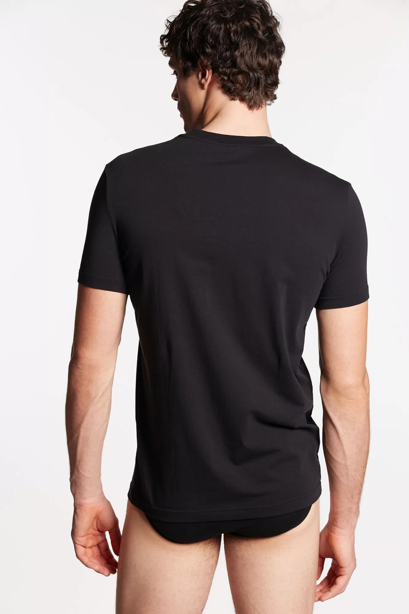 Ondergoed^Dsquared2 Mini Basic T-Shirt Met Ronde Hals Zwart