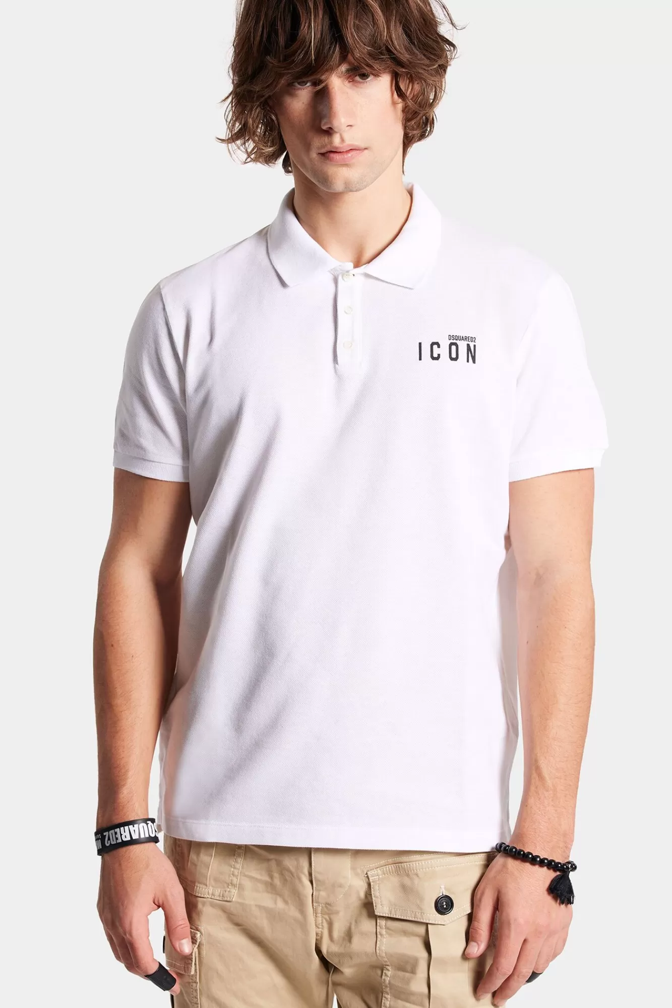 T-Shirts En Poloshirts^Dsquared2 Mini-Icoontennis-T-Shirt Wit