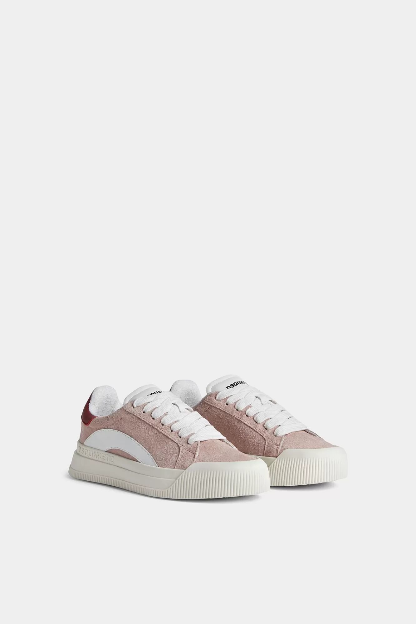 Sneakers^Dsquared2 New Jersey-Sneakers Roze/Wit/Amaranth