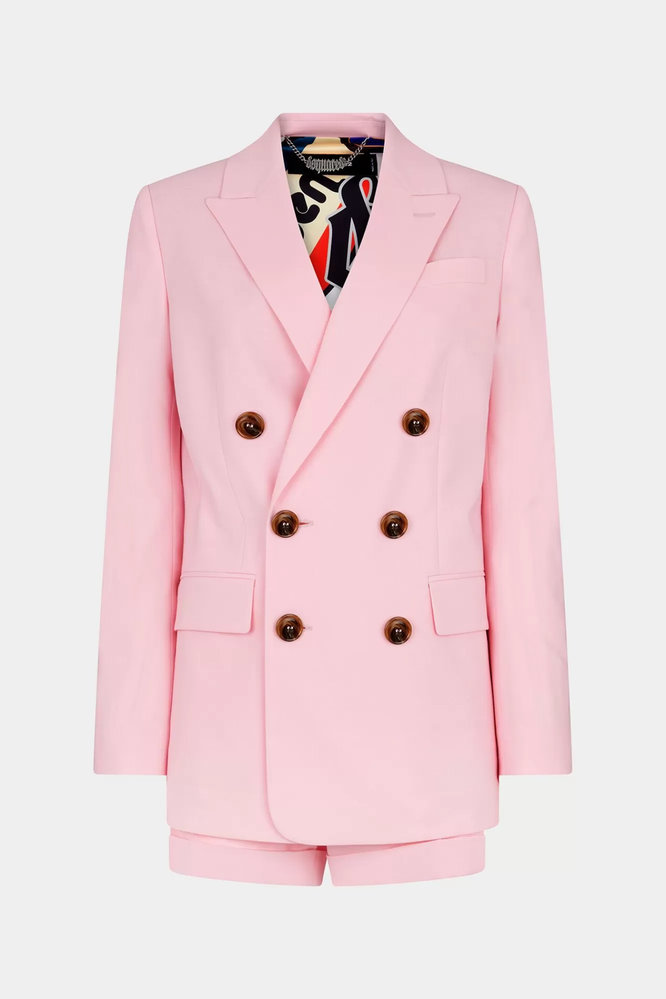 Pakken En Blazers^Dsquared2 New York Db Kort Pak Bleekroze