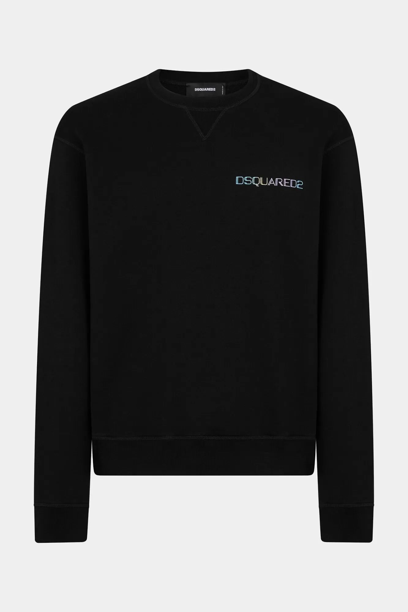 Sweatshirts^Dsquared2 Palm Beach Cool-Fit Sweatshirt Met Ronde Hals Zwart