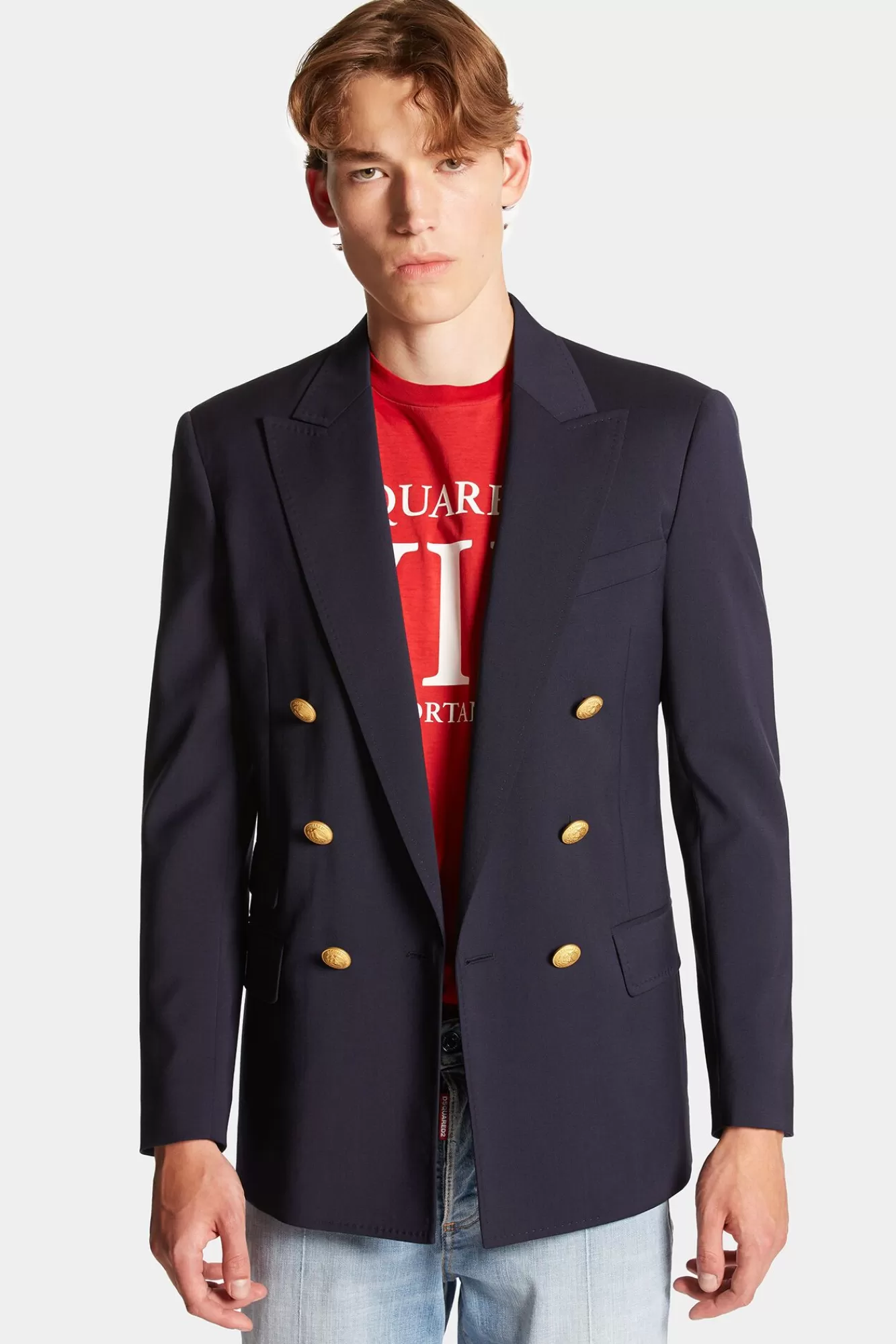 Pakken En Blazers^Dsquared2 Palm Beach Db-Blazer Marine