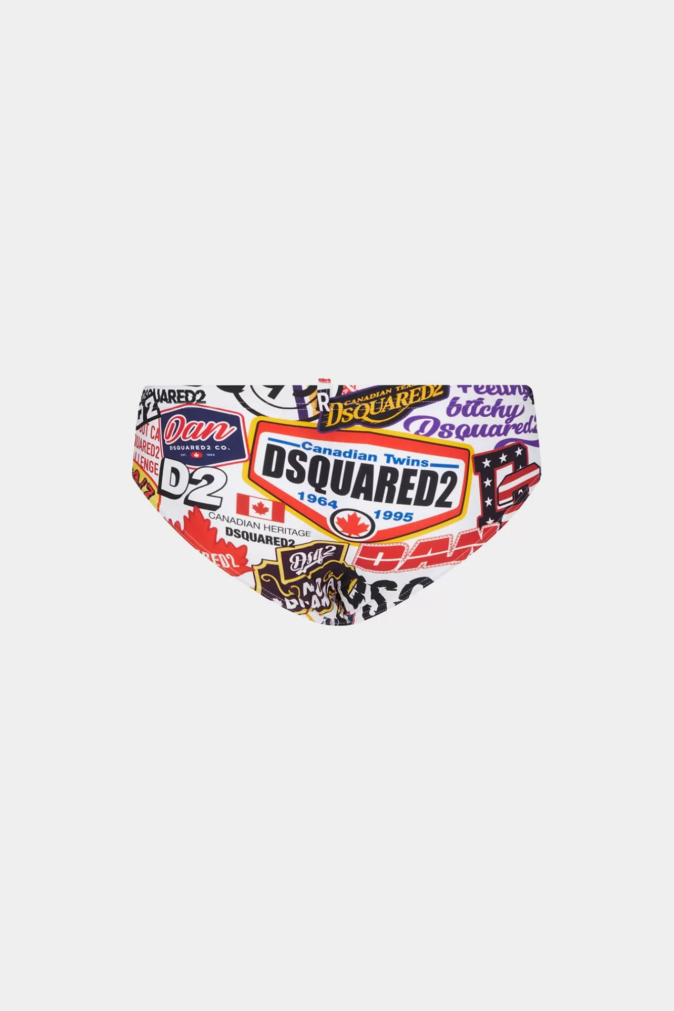 Strandkleding^Dsquared2 Patch Racing Zwembroek Veelkleurig