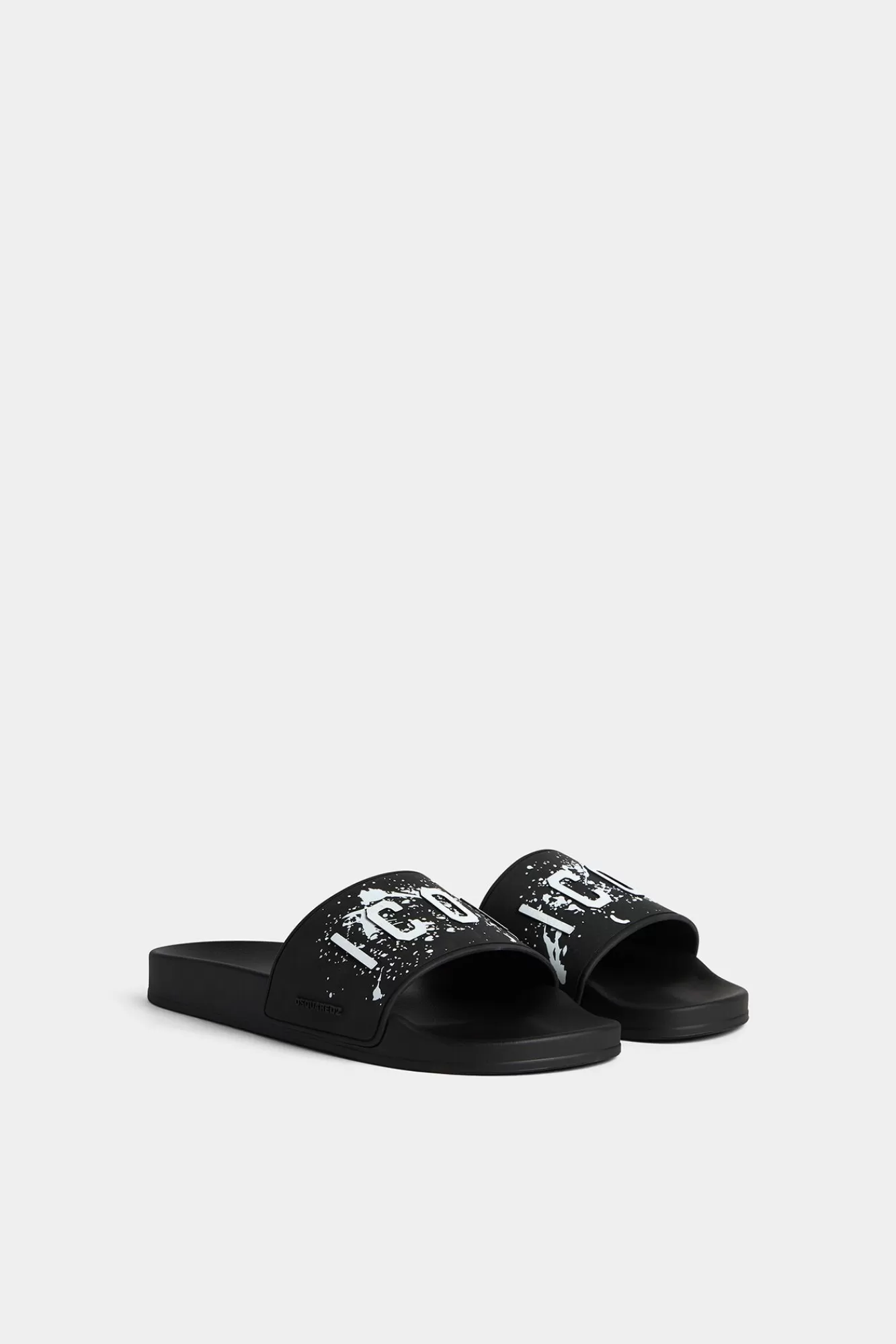 Sandalen En Slippers^Dsquared2 Pictogram Splash-Dia'S Zwart Wit