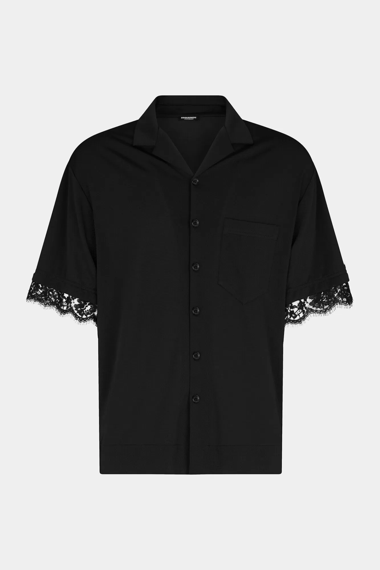 Ondergoed^Dsquared2 Pijama-Shirt Zwart